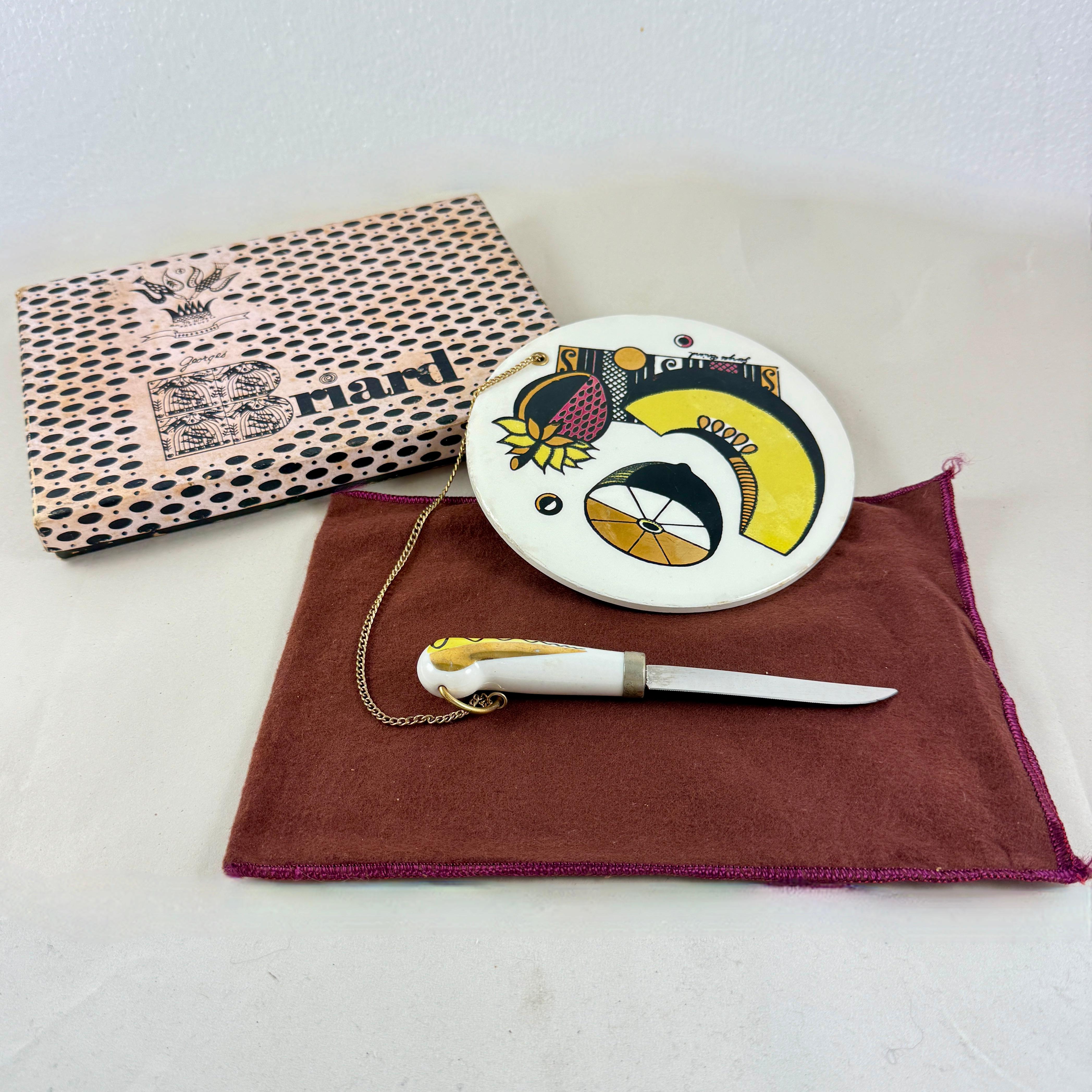 20ième siècle Coffret de fromages Ambrosia de Georges Briard, en boîte en vente