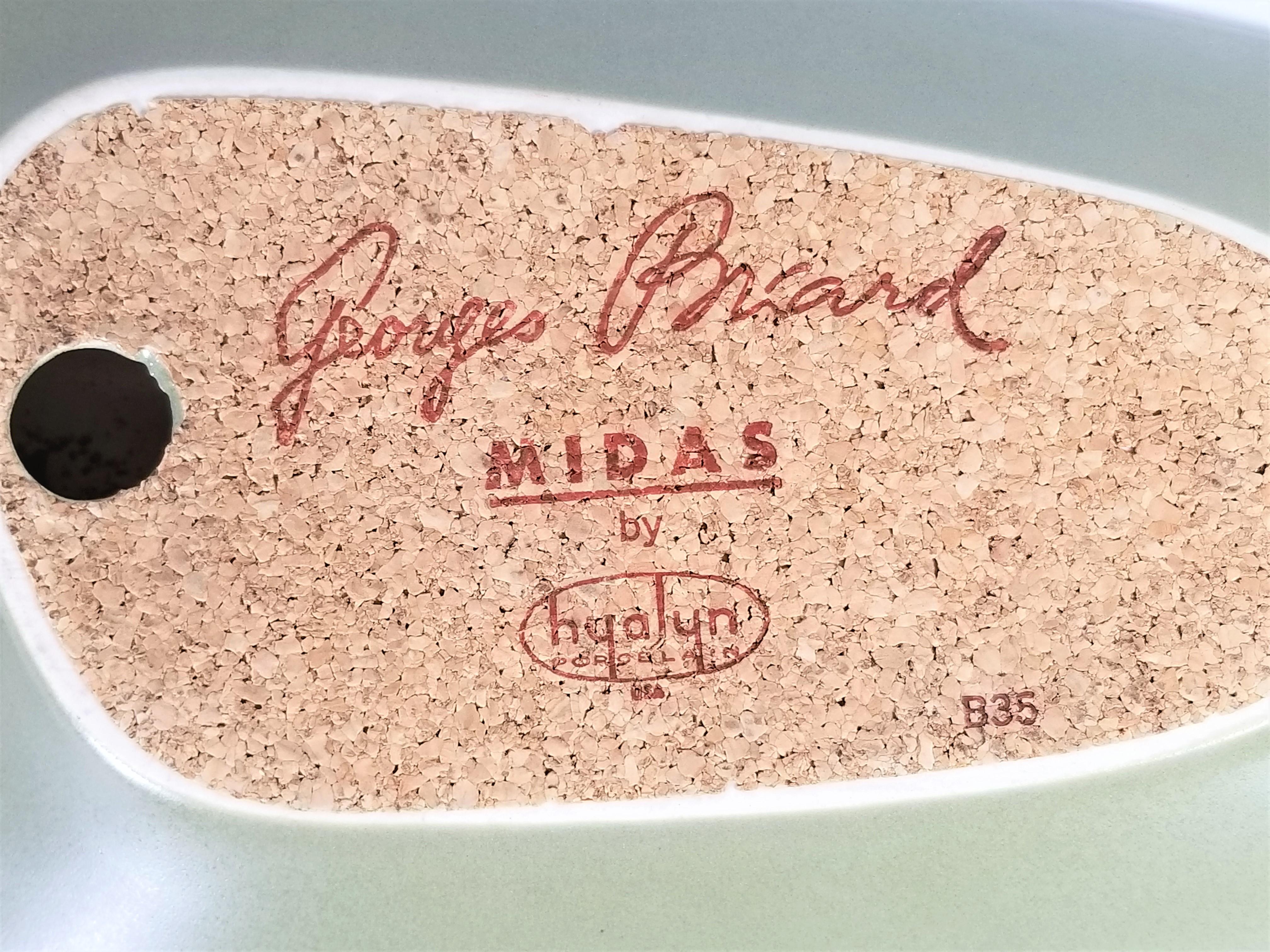 Georges Briard Ceramic Ashtray, 1960s Midcentury 9