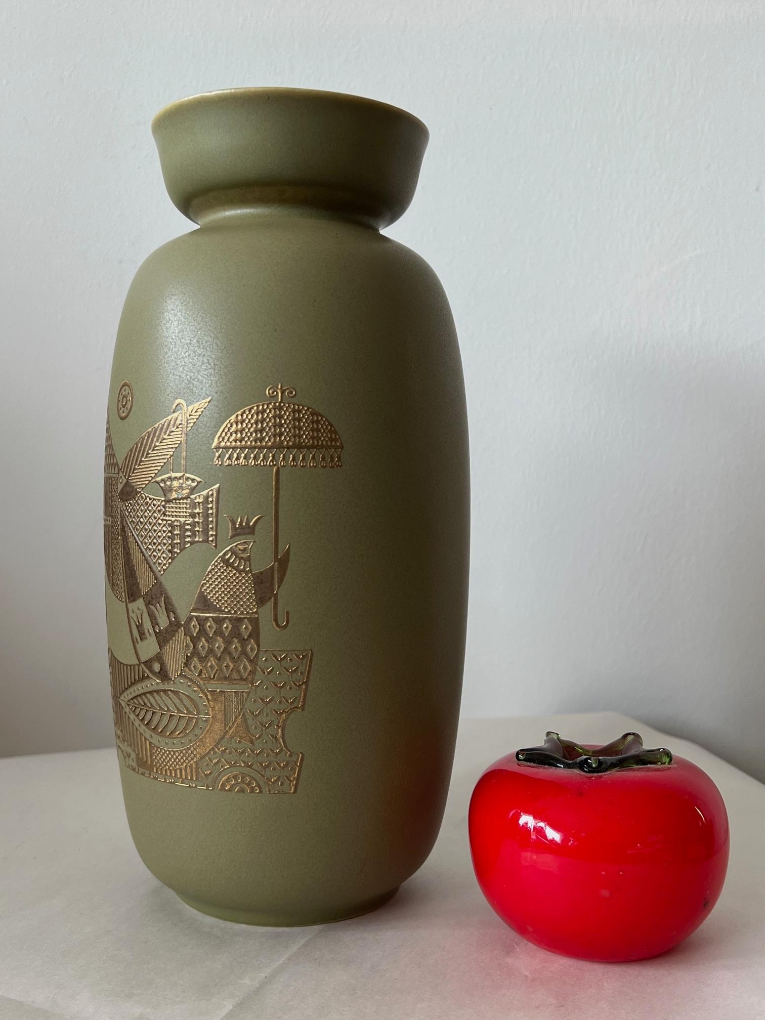 Céramique Vase en céramique Georges Briard Hyalyn Pottery des années 1960 en vente