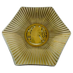 Georges Briard Plato Vida-Poche Faraón Egipcio Pan de Oro