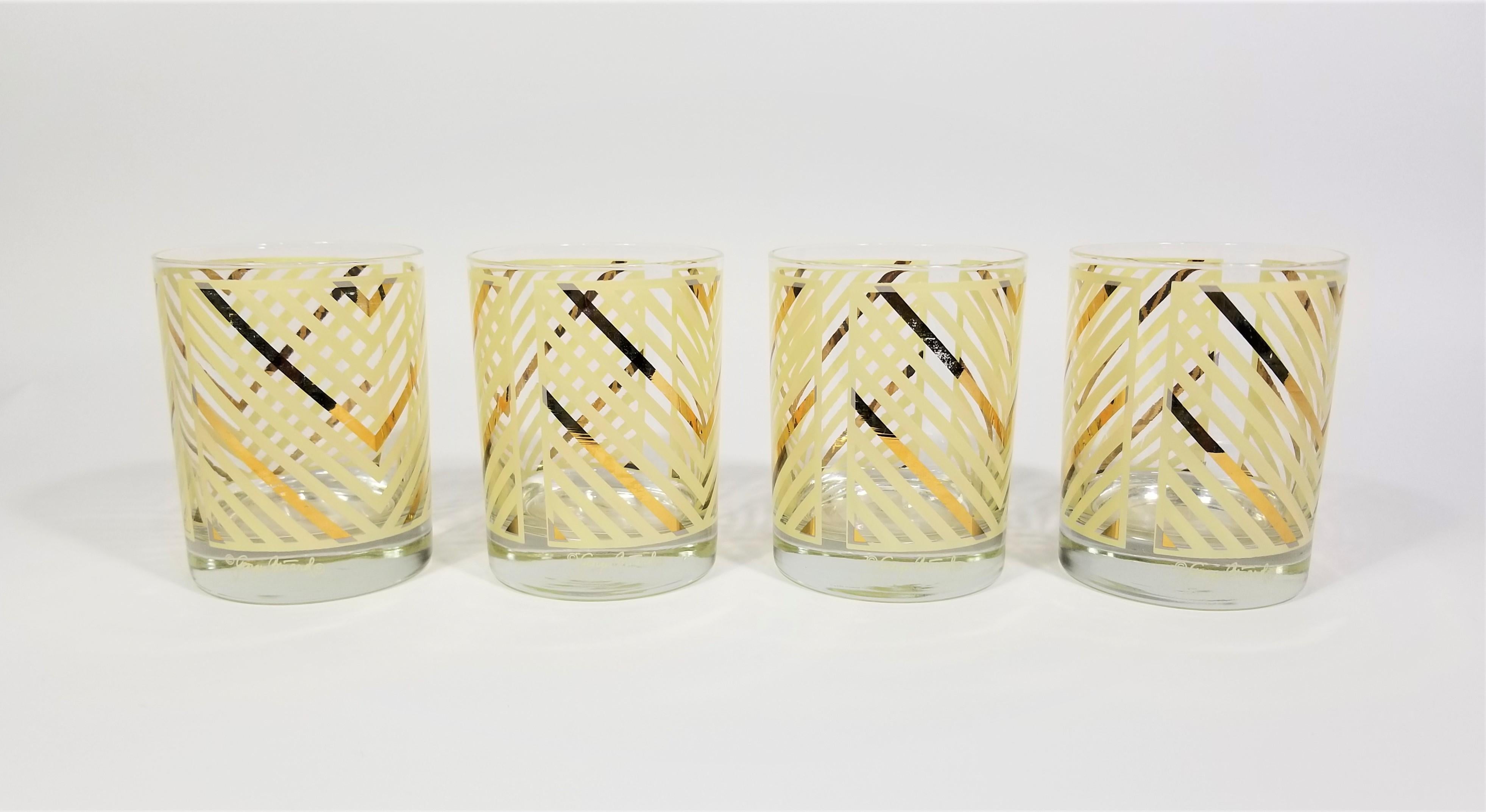 Georges Briard Glassware Barware 1970s Mid Century For Sale 8