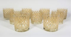 Georges Briard Glassware Barware, Mid-Century, 1970s