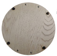 Georges Briard Mid-Century Modern Cerused Cheese Board with Tile, 1960s