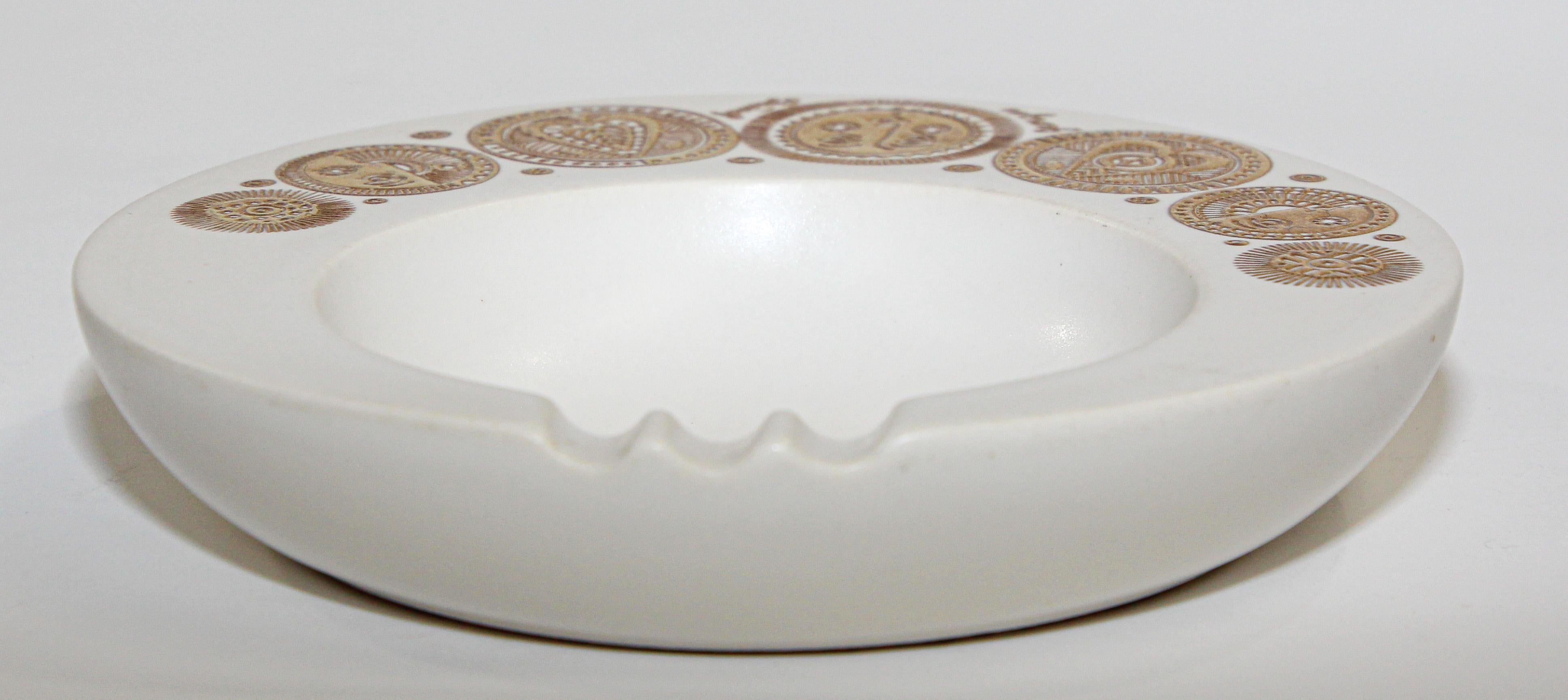 hyalyn pottery ashtray