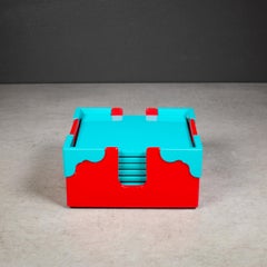 Georges Briard Post Modern Coasters Set c.1980