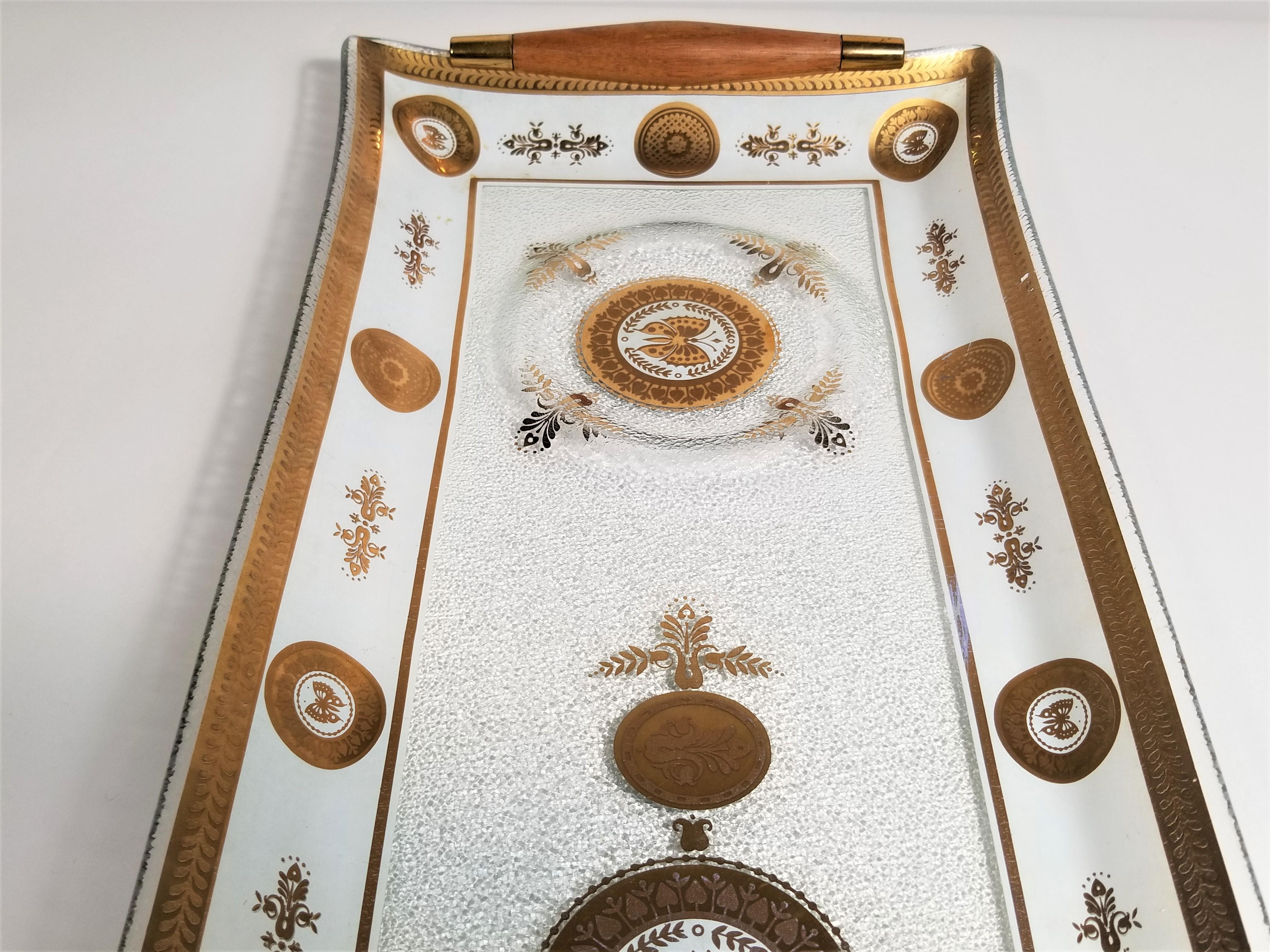 20th Century Georges Briard Serving Platters Trays 1960s Midcentury