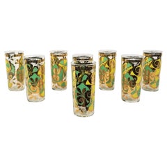 Georges Briard Signed Midcentury Glassware Barware