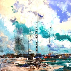Sérénité - Abstract Oceanscape Painting by GECA