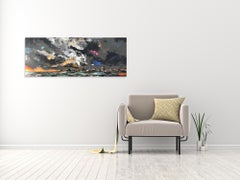 Temps De Chien - Abstract Oceanscape Painting by GECA