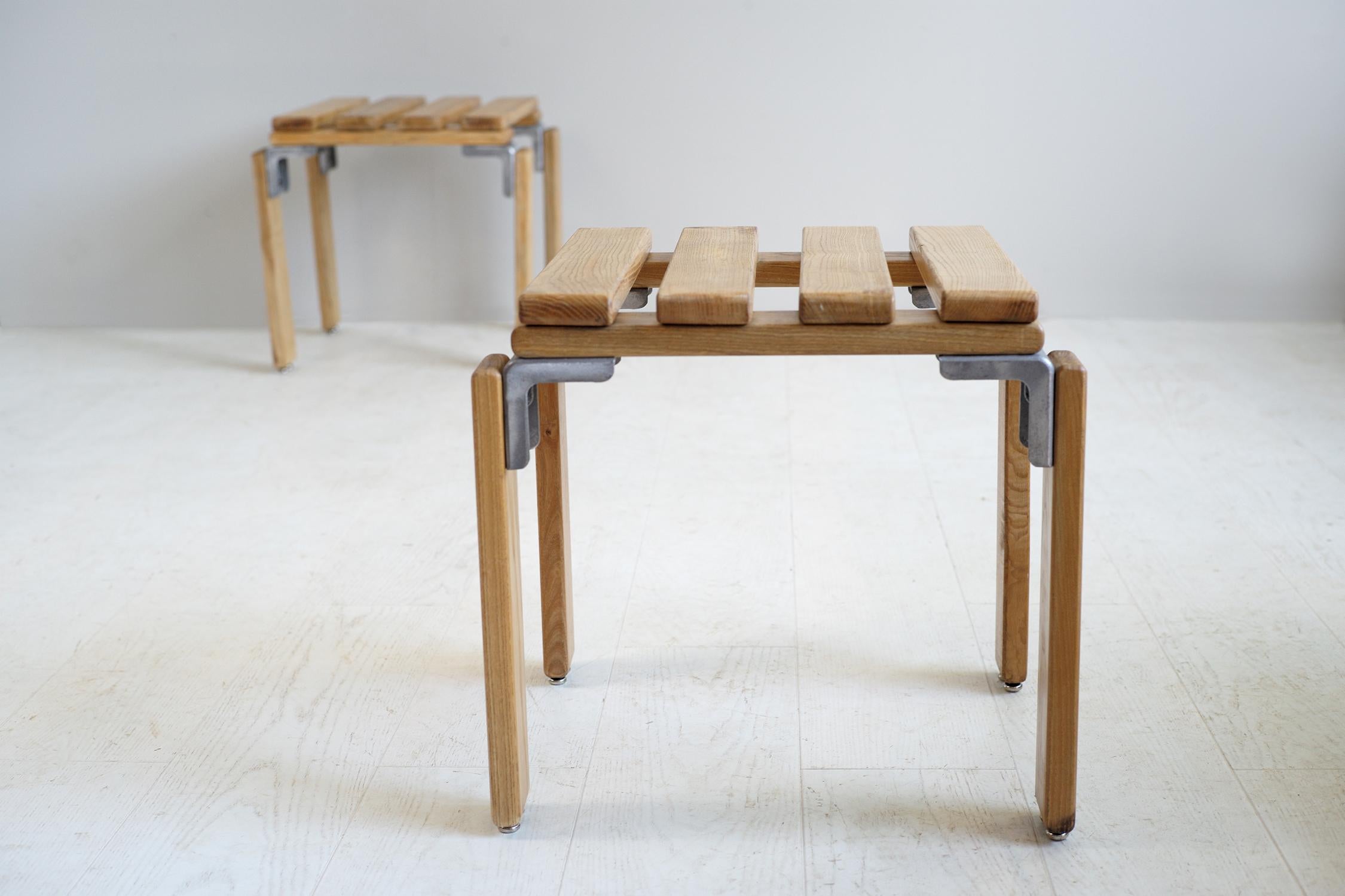 Georges Candilis and Anja Blomstedt, Set of 6 Stools, France, 1969 5