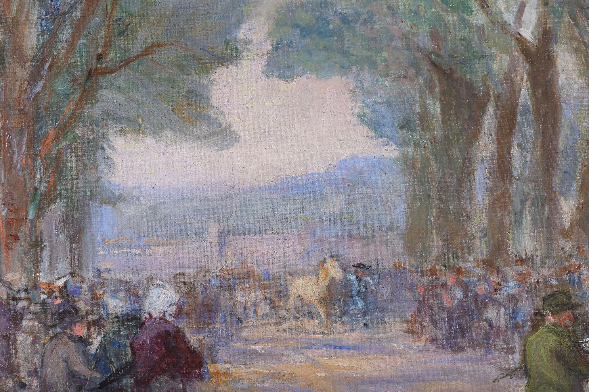 The Fete - Painting by Georges Capgras