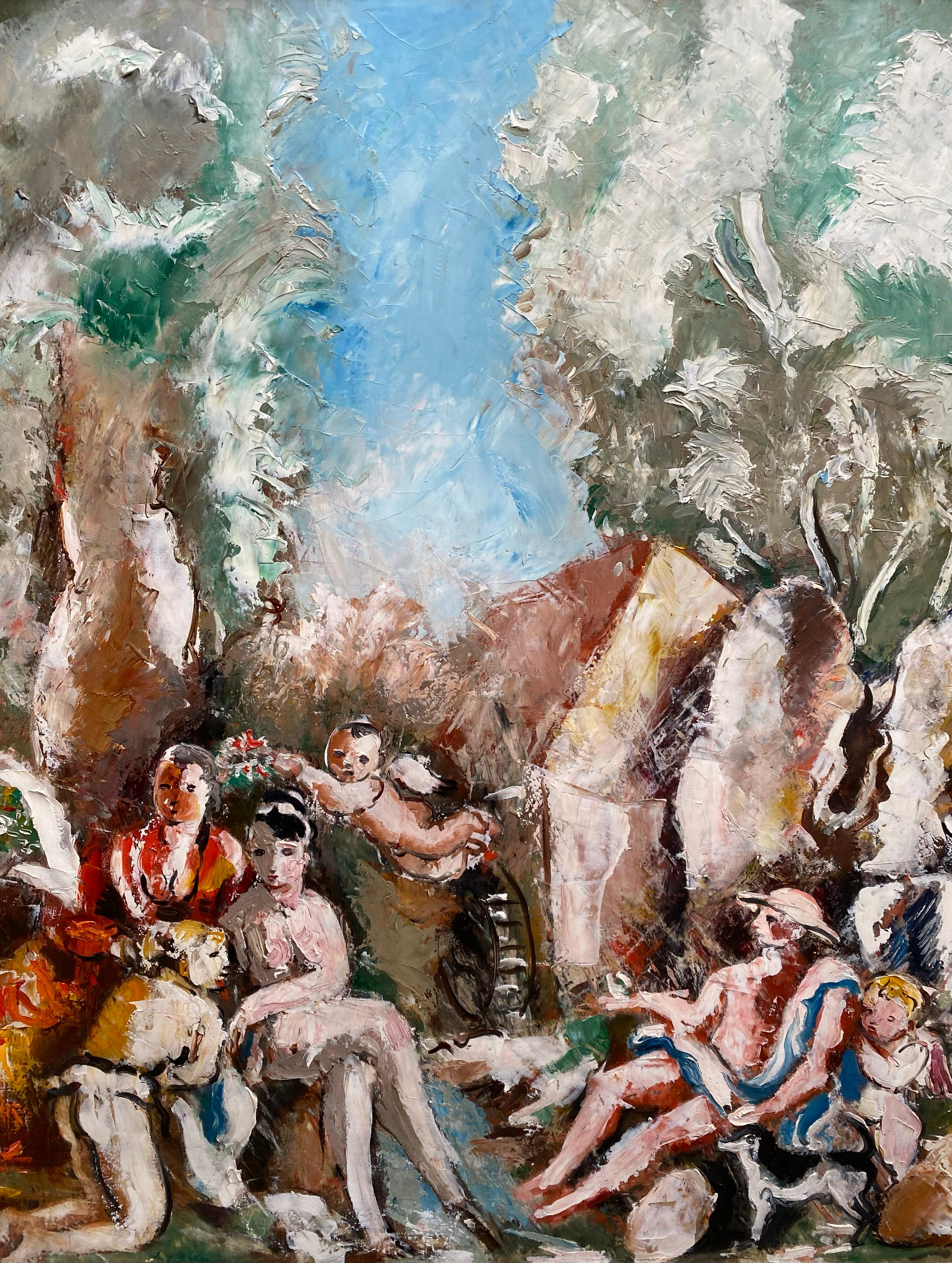 'Le Jugement de Pâris' by Georges Charles Dufresne (1876 – 1936) French Painter For Sale 2