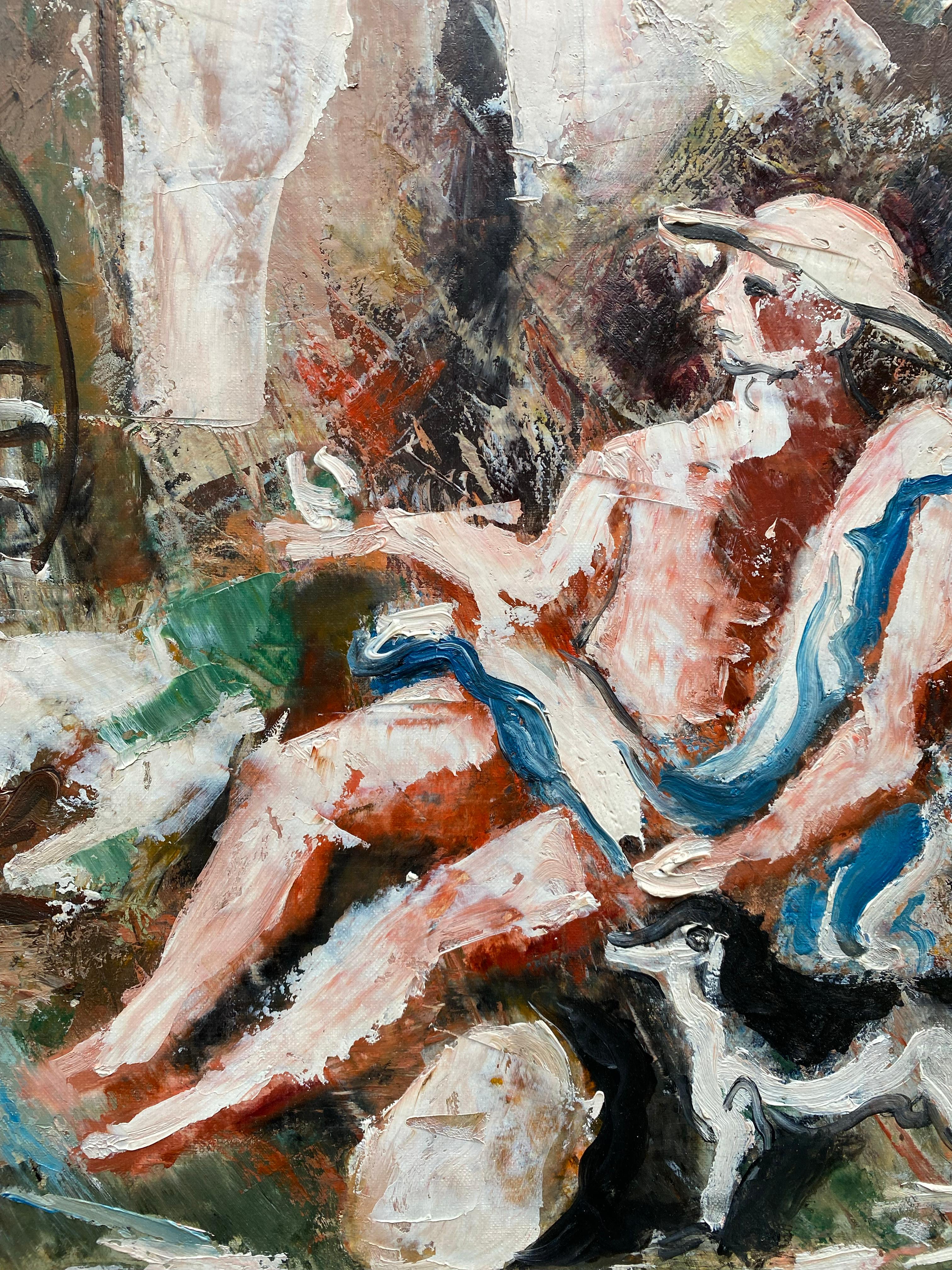 'Le Jugement de Pâris' by Georges Charles Dufresne (1876 – 1936) French Painter For Sale 6