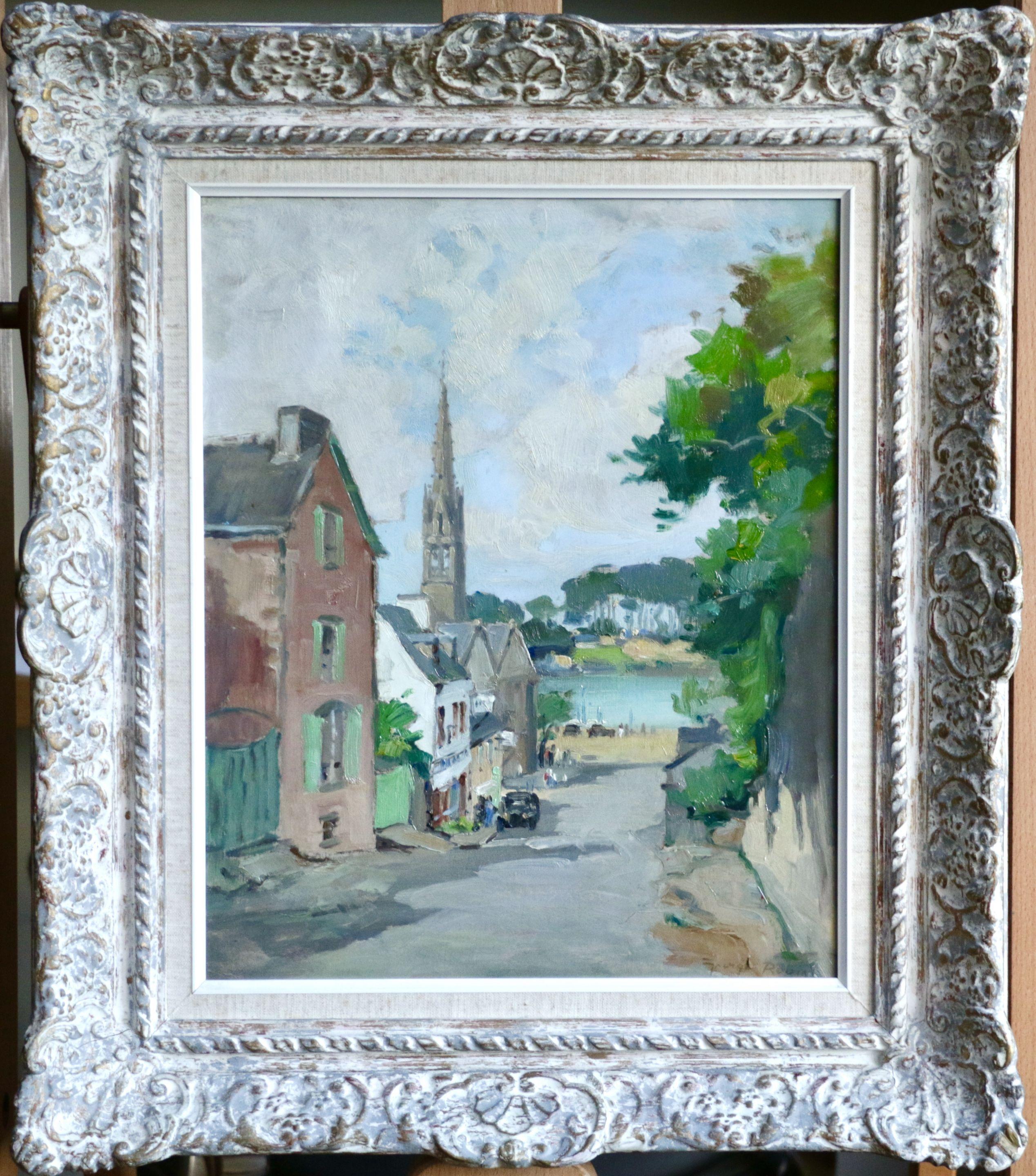 Oil on panel. Signed lower right. Framed dimensions are 23 inches high by 20 inches wide.

Born in Paris in 1903, Georges Charles Robin was a student of Paul Michel Dupuy at École des Beaux-Arts, achieving success in his early career as a stage