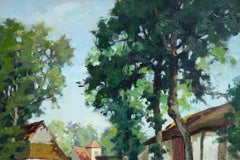 La ferme et la mare près de Berck-sur-Mer - Impressionist Landscape by G C Robin