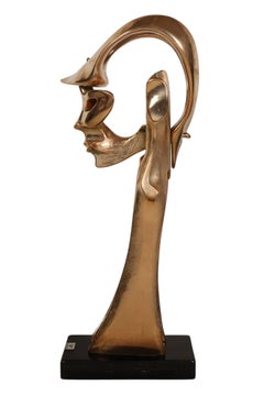 Georges Charpentier Scultura astratta figurativa in bronzo Edizione 3/6