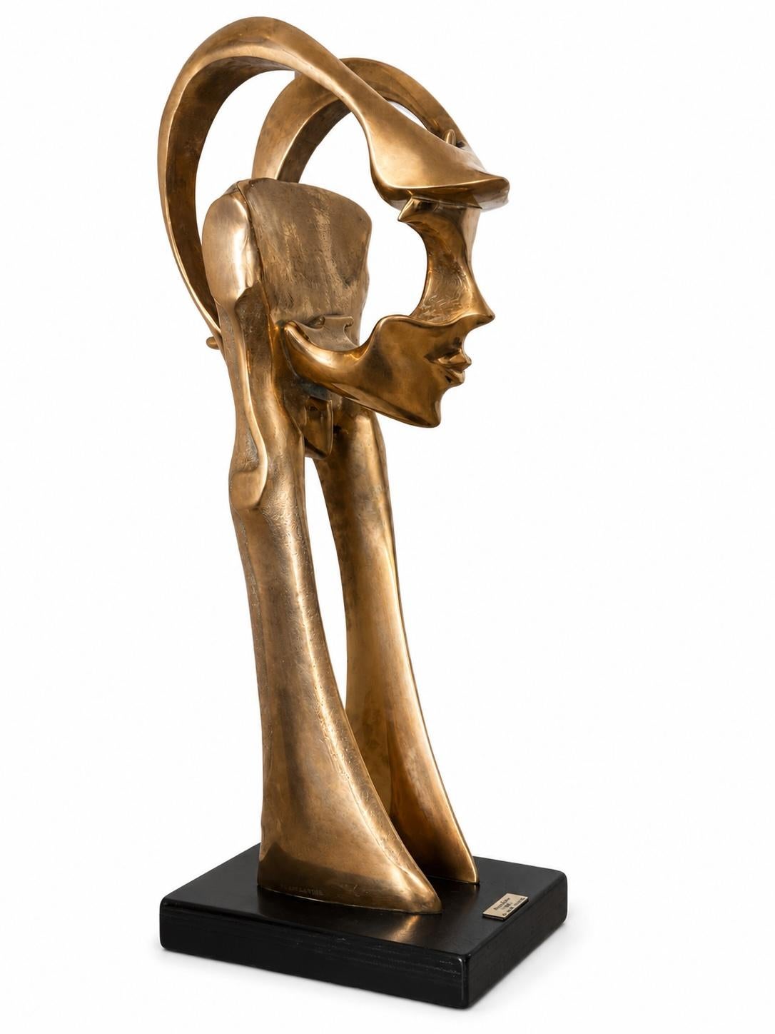 Georges Charpentier Figurative Abstract Bronze Sculpture Edition 3/6
