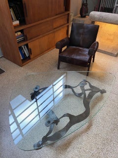 Georges Charpentier Alias Gino, Tavolino da caffè in ferro battuto