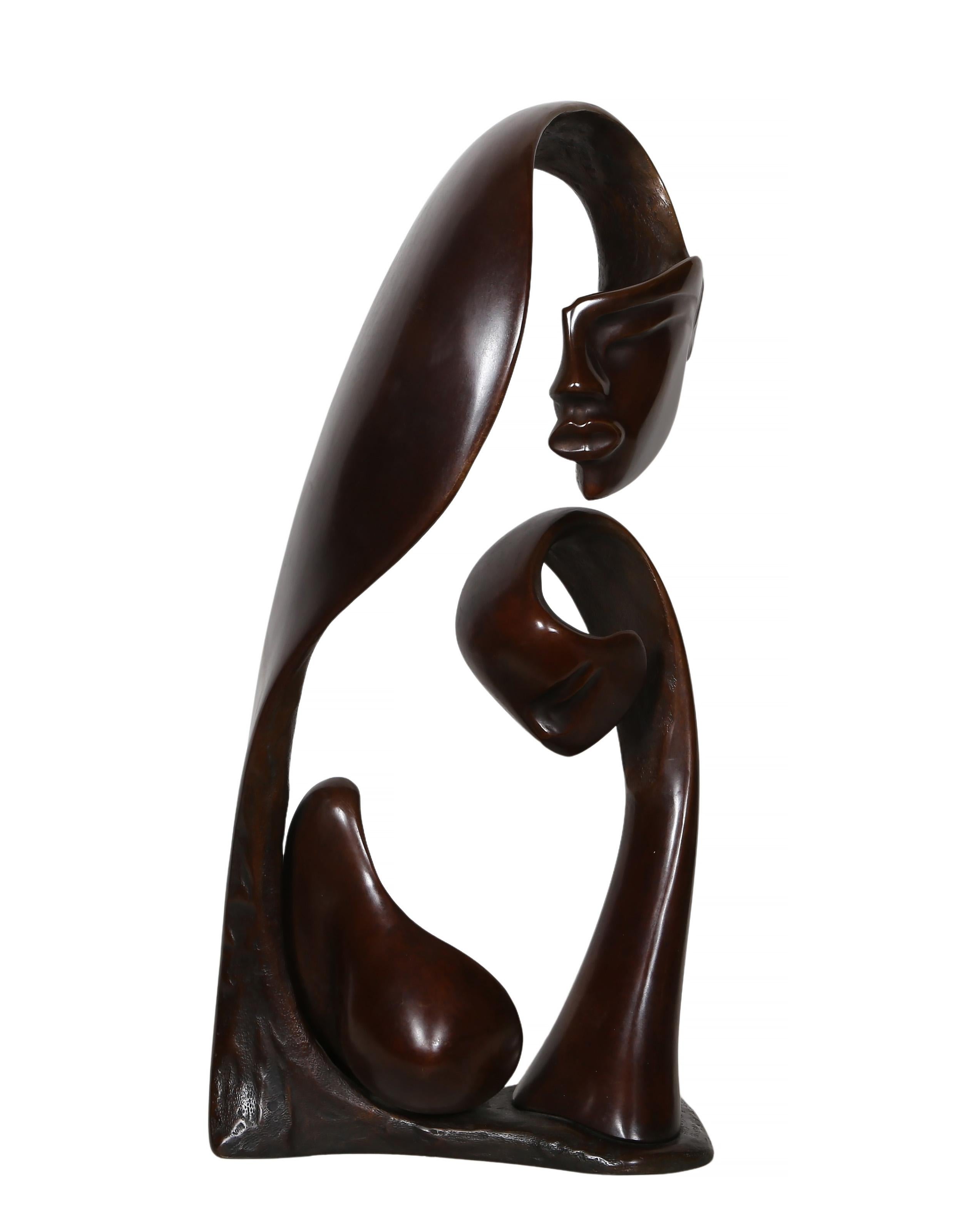 Georges Charpentier, French (1937 - 2024) - Female Bust, Year:  circa 1980, Medium:  Bronze Sculpture, signature and numbering inscribed, Edition:  EA, Image Size:  7, Size:  24 x 12 in. (60.96 x 30.48 cm), Frame Size:  Bottom of Sculpture: 10 1/2 x