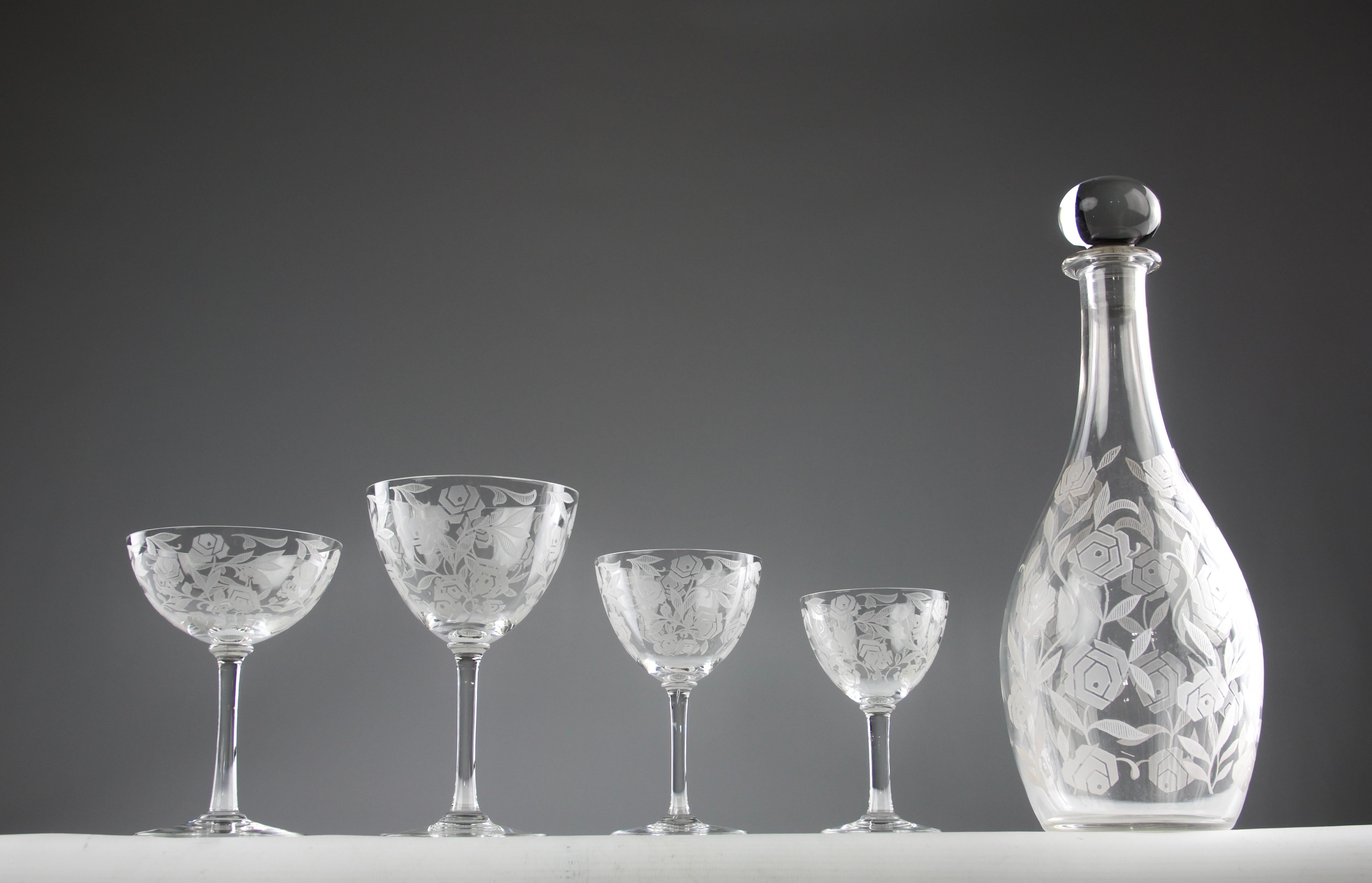 Georges Chevalier para Baccarat, Cristalería 