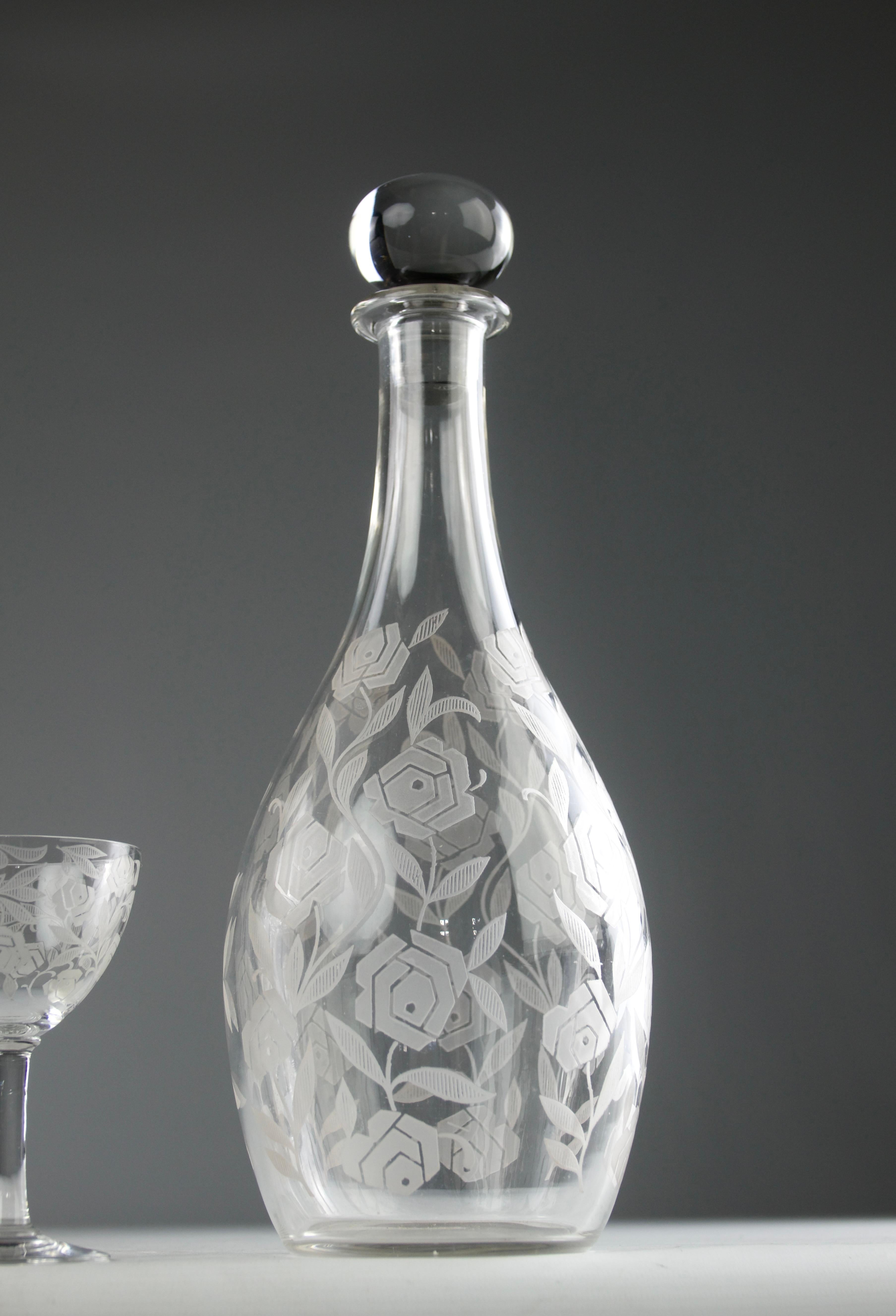 Georges Chevalier para Baccarat, Cristalería 
