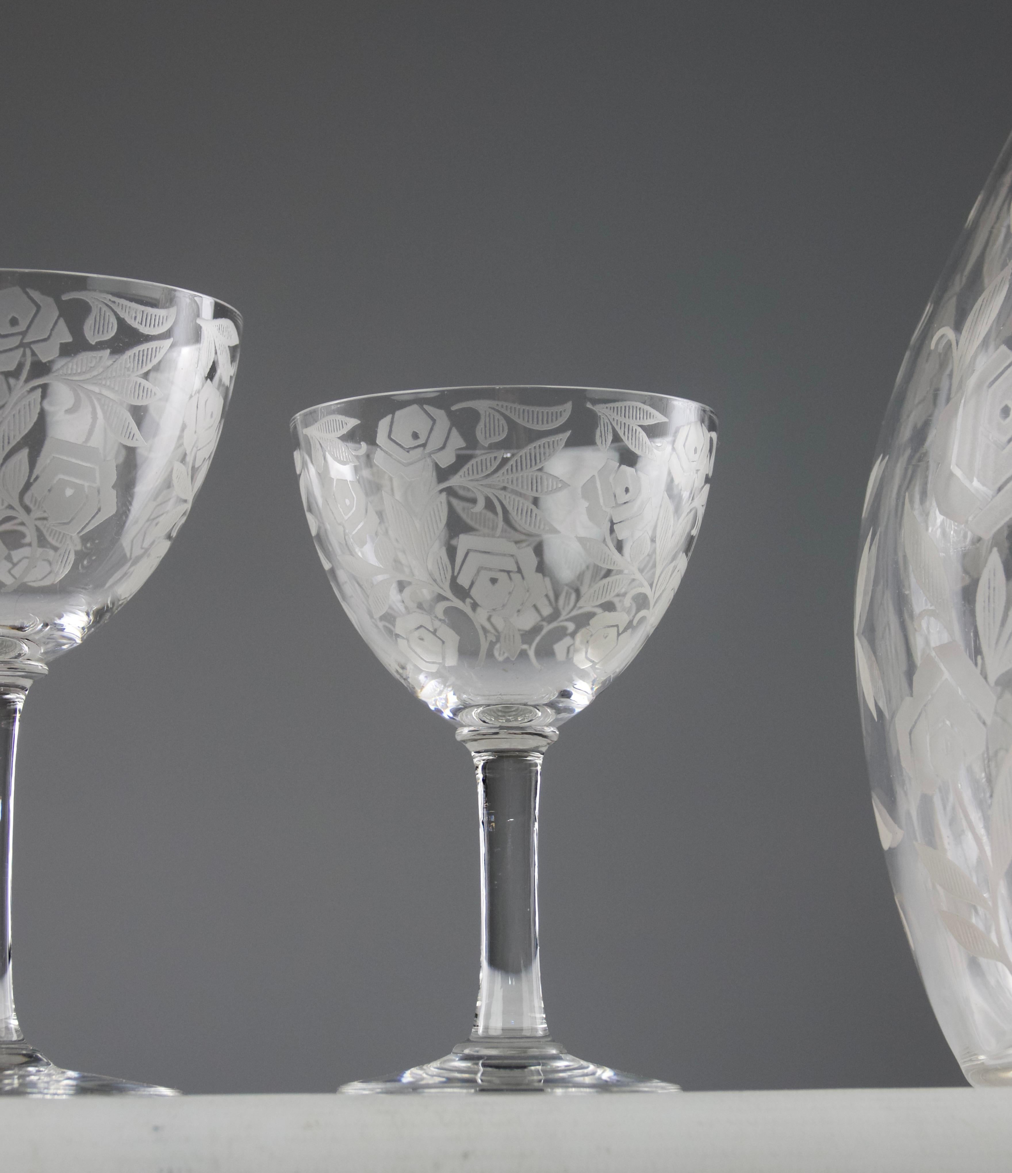 Georges Chevalier para Baccarat, Cristalería 