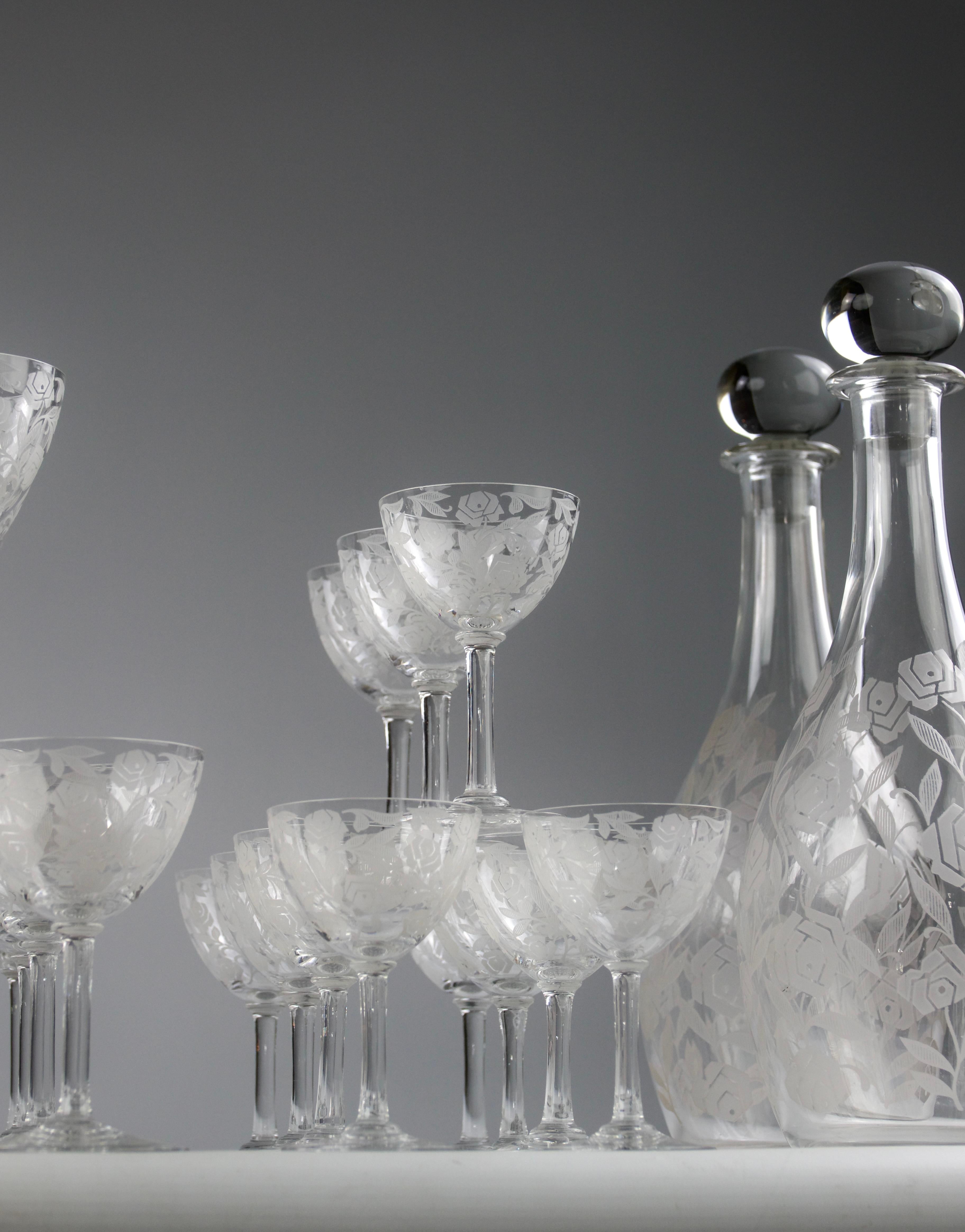 Georges Chevalier para Baccarat, Cristalería 