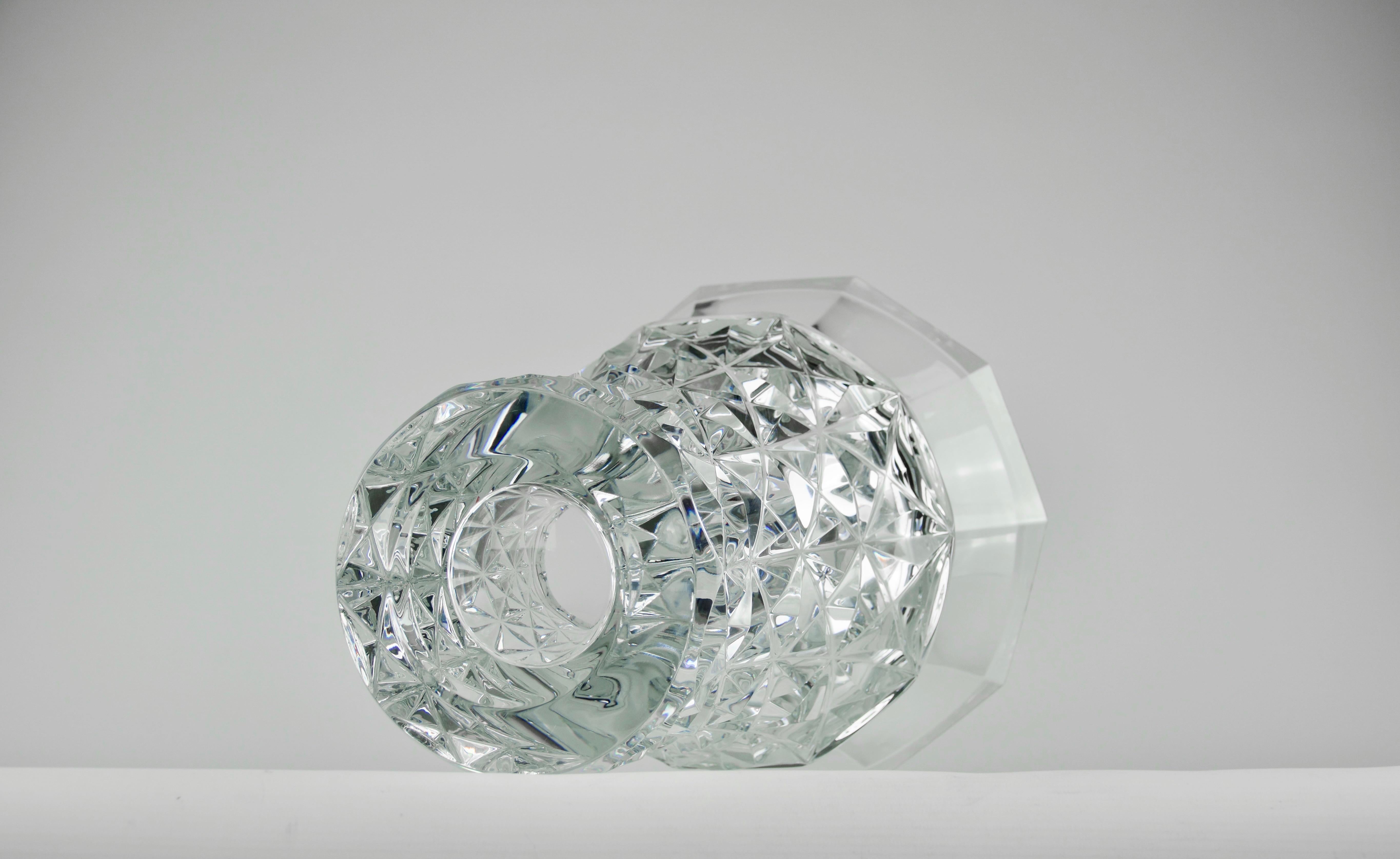 Georges Chevalier pour Baccarat, Vase en cristal 