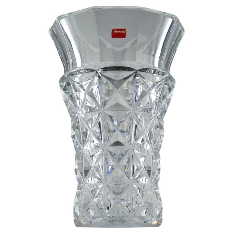 Grand vase transparent bleu translucide KEIRA
