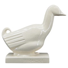 Georges Conde French Art Deco Ceramic Goose, 1930