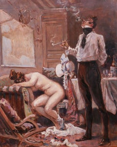 Georges Conrad painting travel love nude woman Art Nouveau France