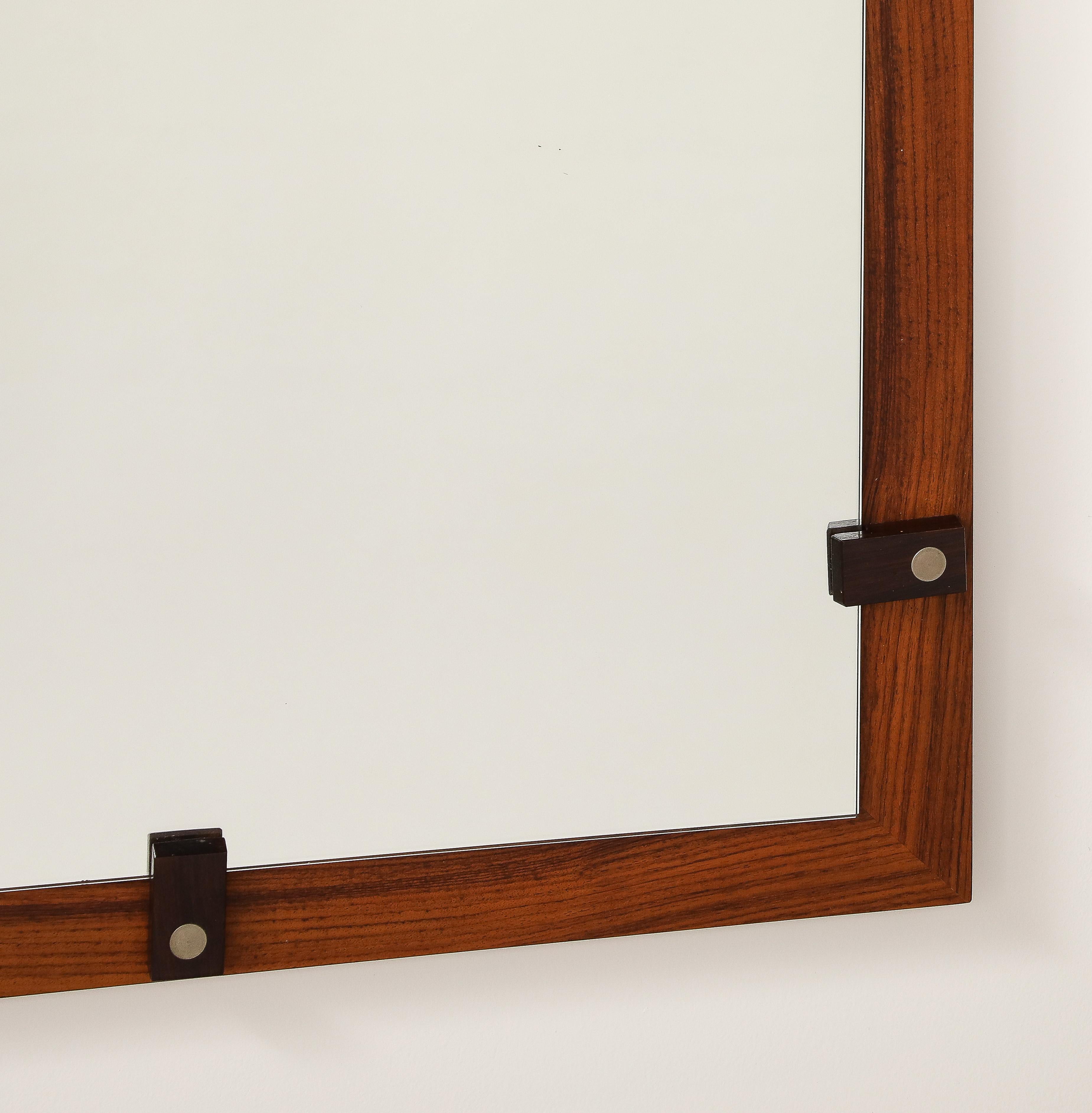 Espejo de pared de madera de Georges Coslin, hacia 1960 en venta 5
