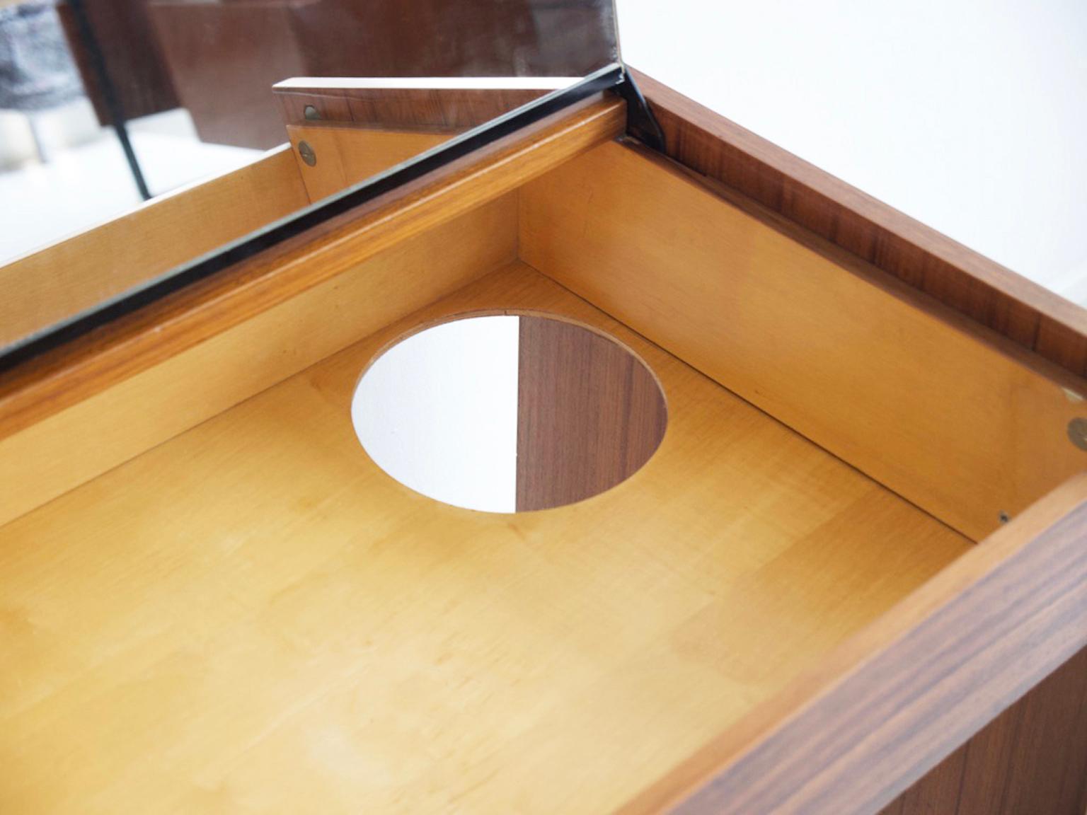 20th Century Georges Coslin Wooden Desk or Vanity Table