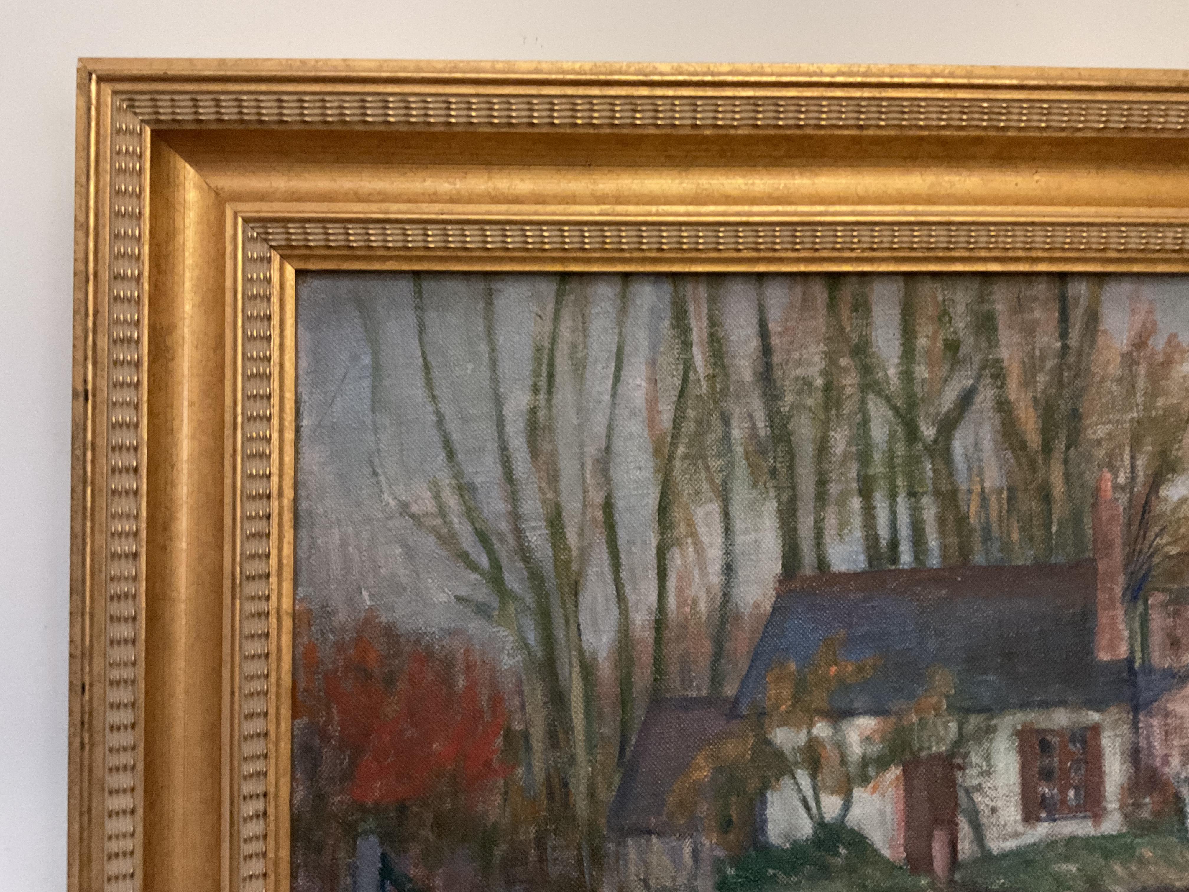 Pittura ad olio del primo paesaggio fauvista francese di Georges Cyr (1881-1964) 3