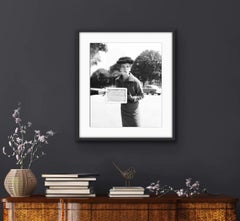 GEORGES DAMBIER - ''Gunina'' en Givenchy , Paris le 5 Août 1955 ELLE