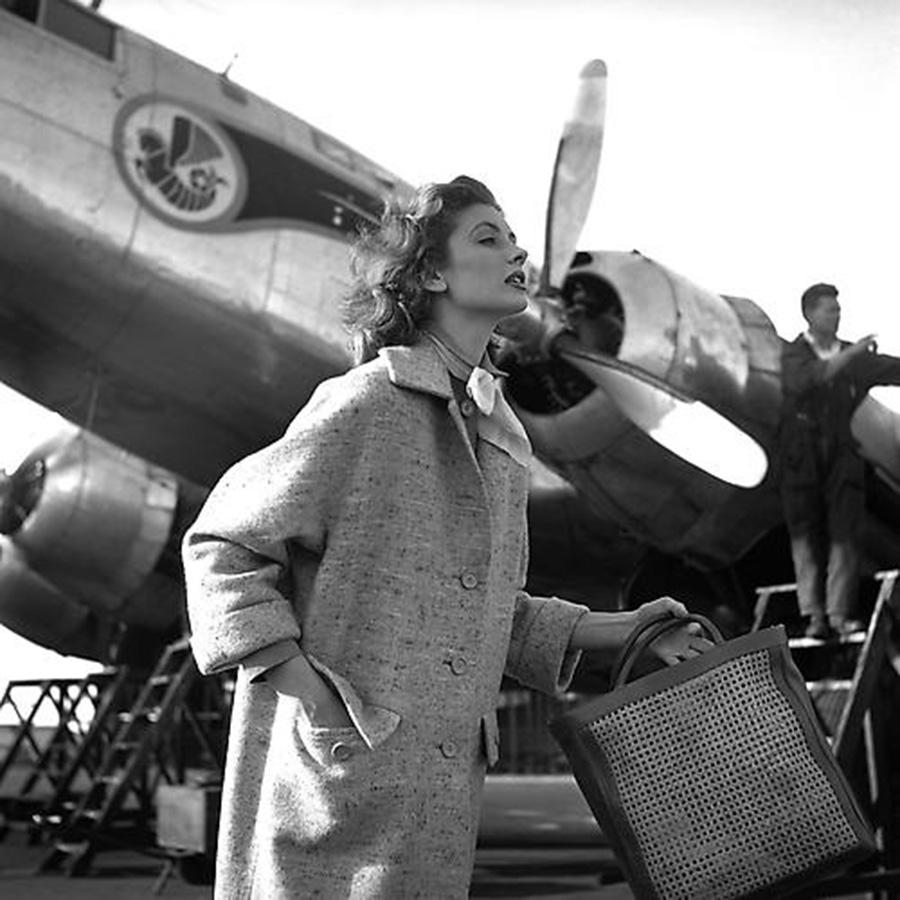 Black and White Photograph di Georges Dambier - Aeroporto Suzy, Casablanca, Marocco