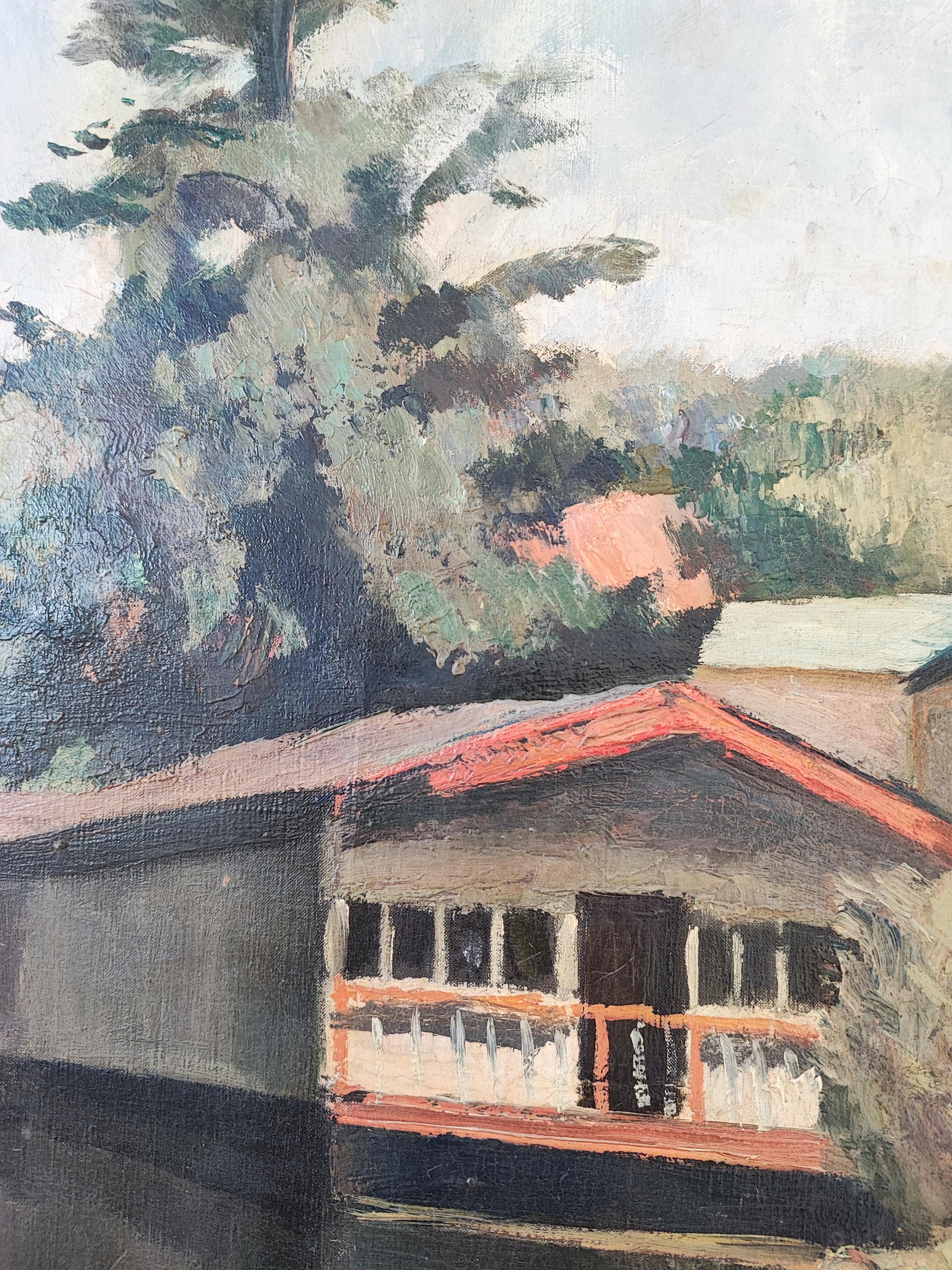 Fisherman on the banks of the Arve For Sale 1