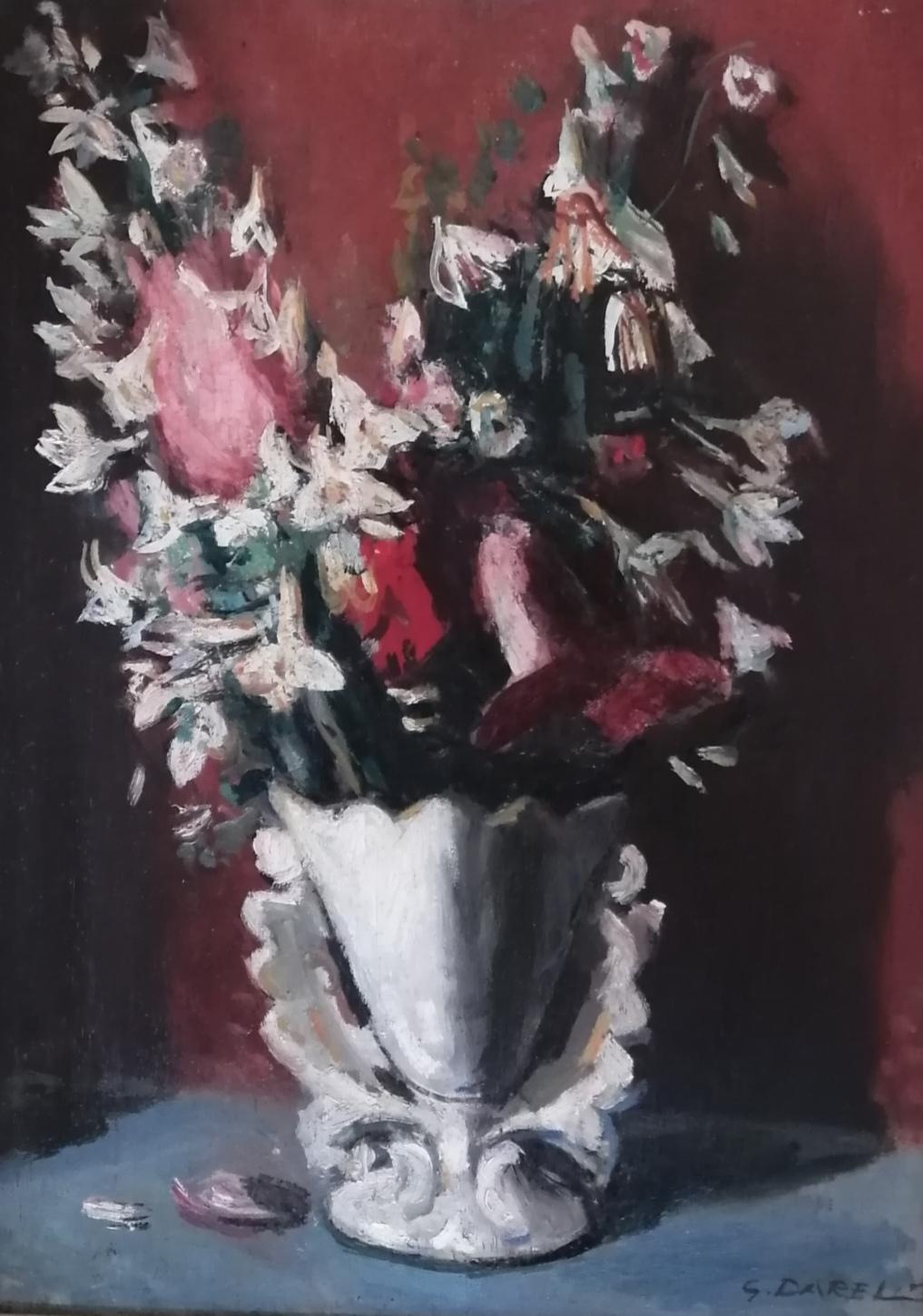 Georges Darel Still-Life Painting - Flowers n°2