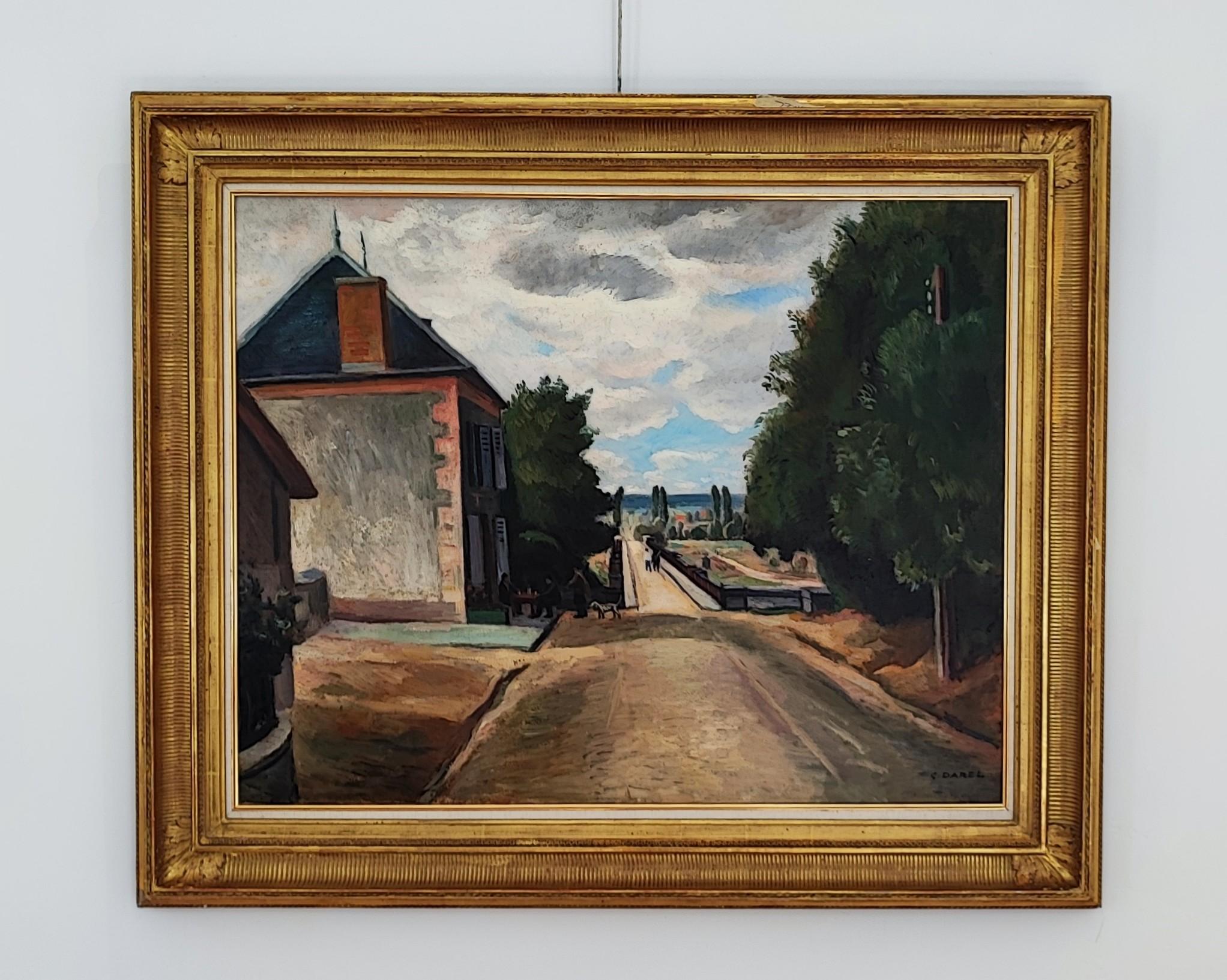 Jäger bei Billy's – Painting von Georges Darel