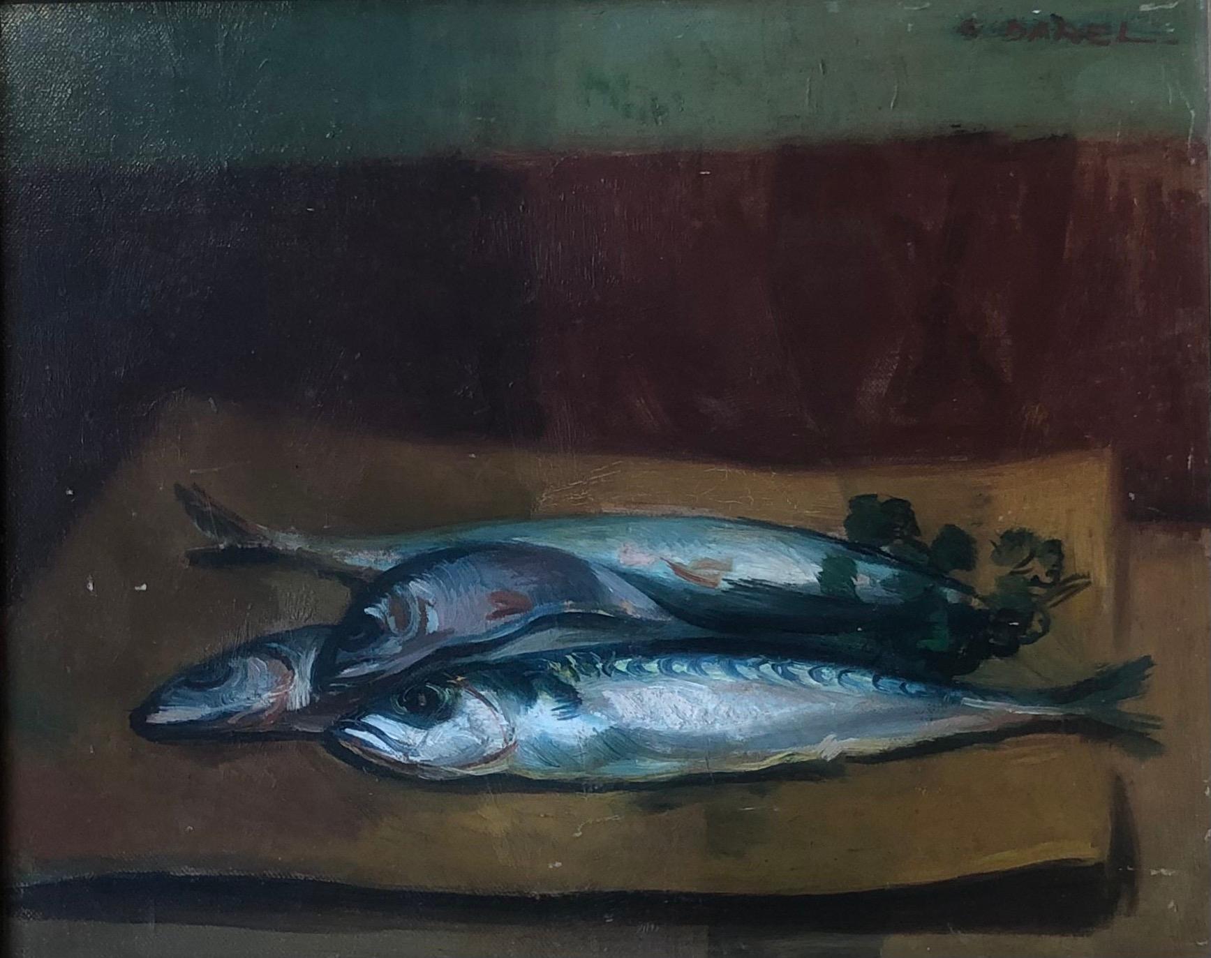 Georges Darel Still-Life Painting - Mackerels