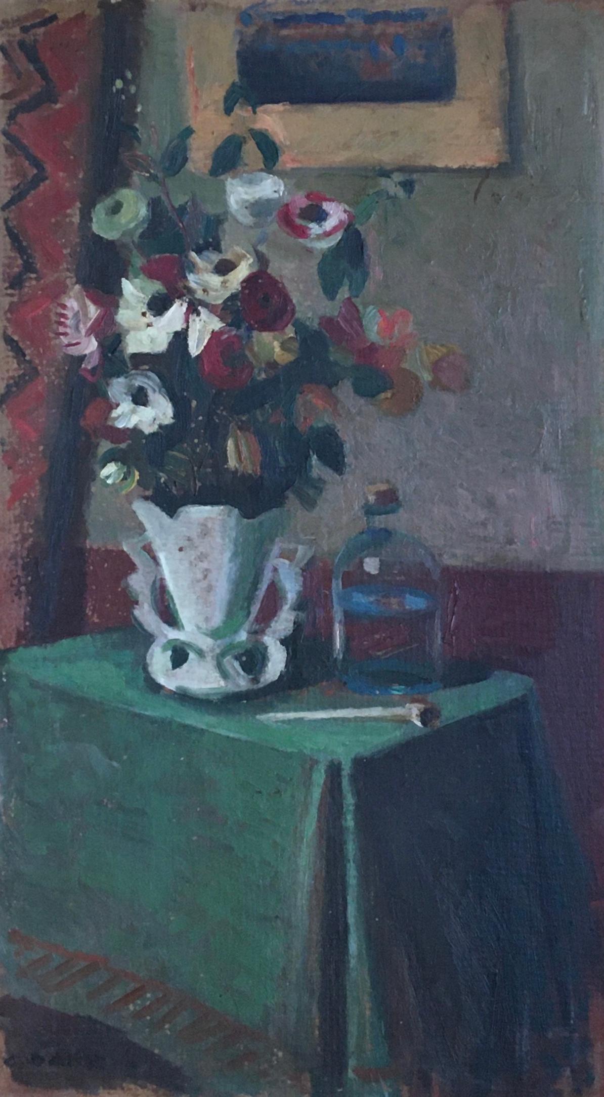 Georges Darel Still-Life Painting - Still life with a pipe 2