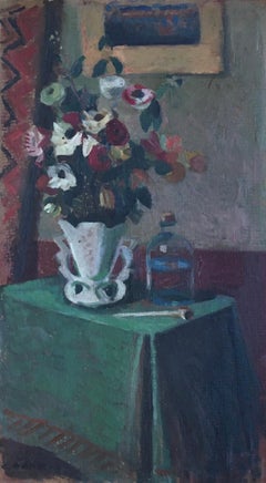 Antique Still life with a pipe 2