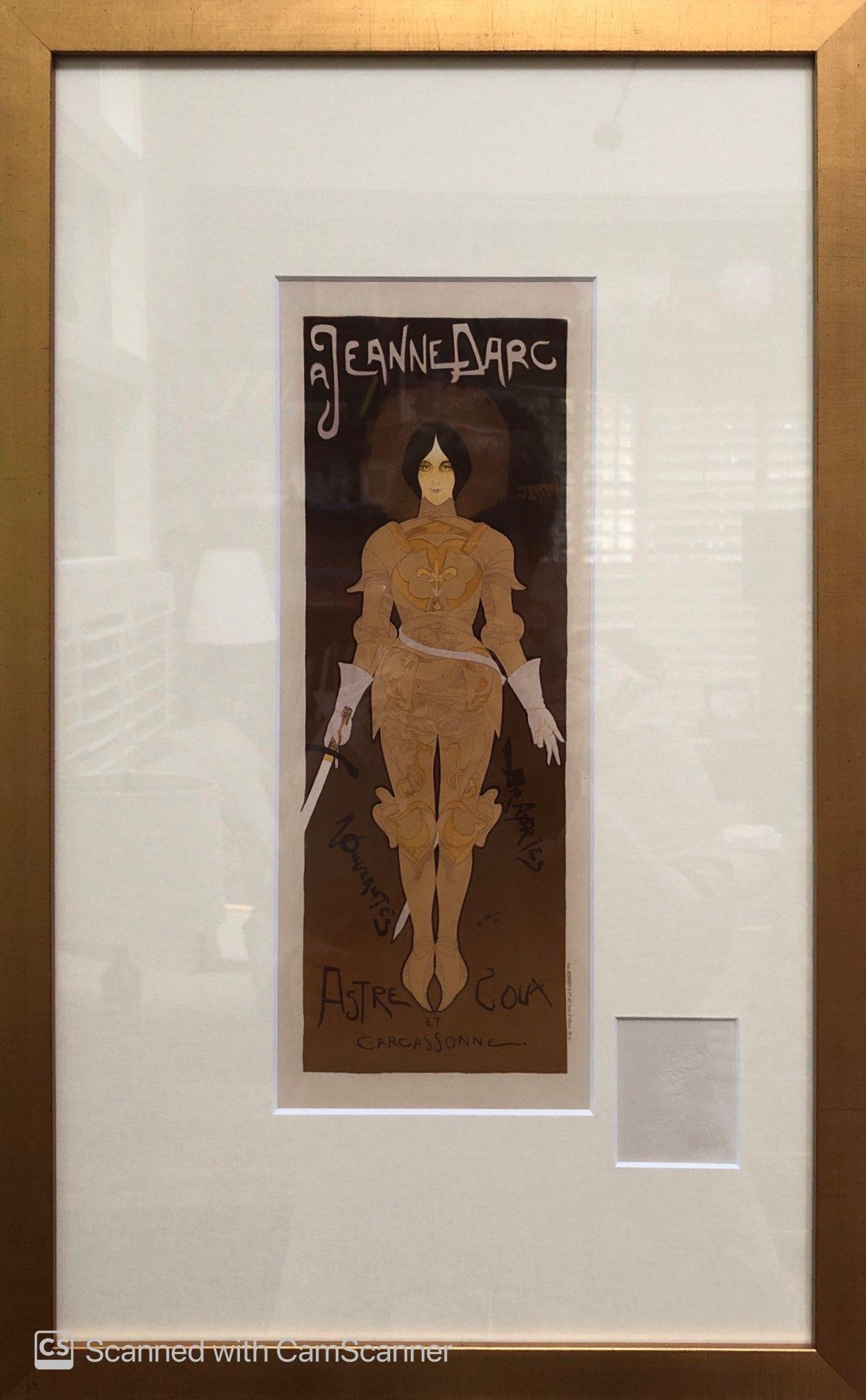 Georges De Feure Figurative Print - Jeanne D'Arc (Joan of Arc) Maitres de l'Affiche lithograph