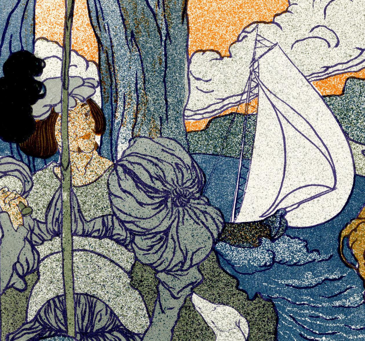 Retour (Homecoming) - Art Nouveau Print by Georges De Feure