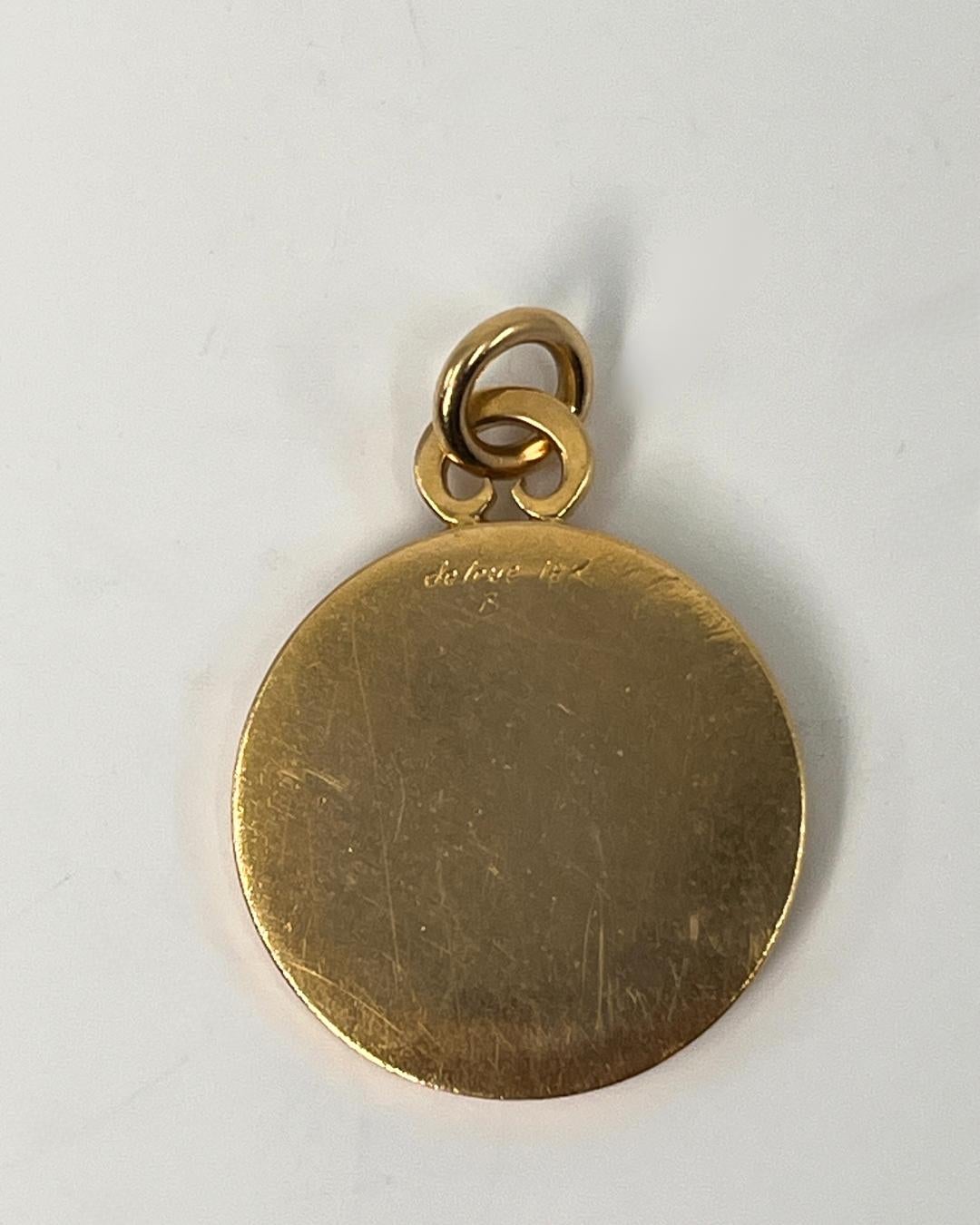 vintage aries pendant