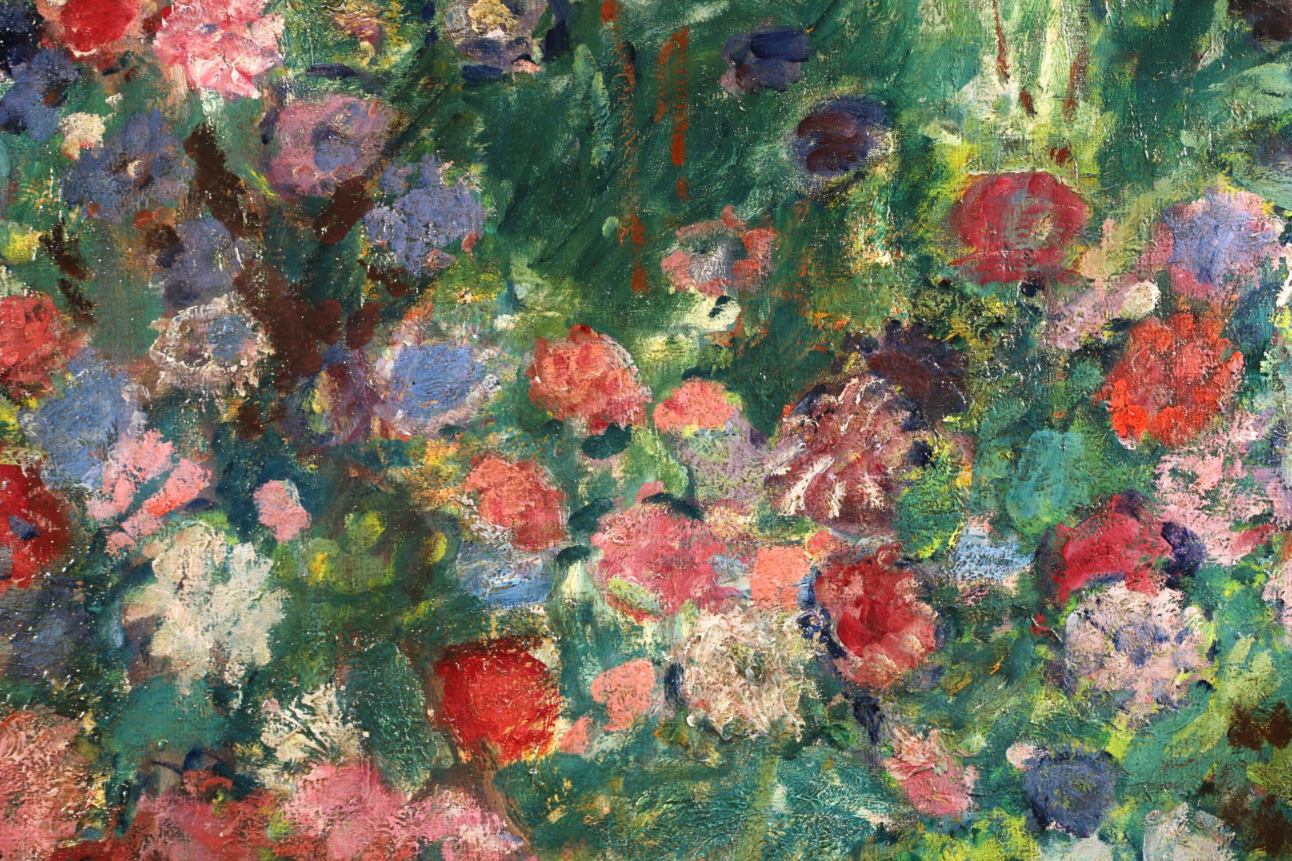 Au Jardin - Peinture de paysage floral post-impressionniste de Georges D'Espagnat en vente 8