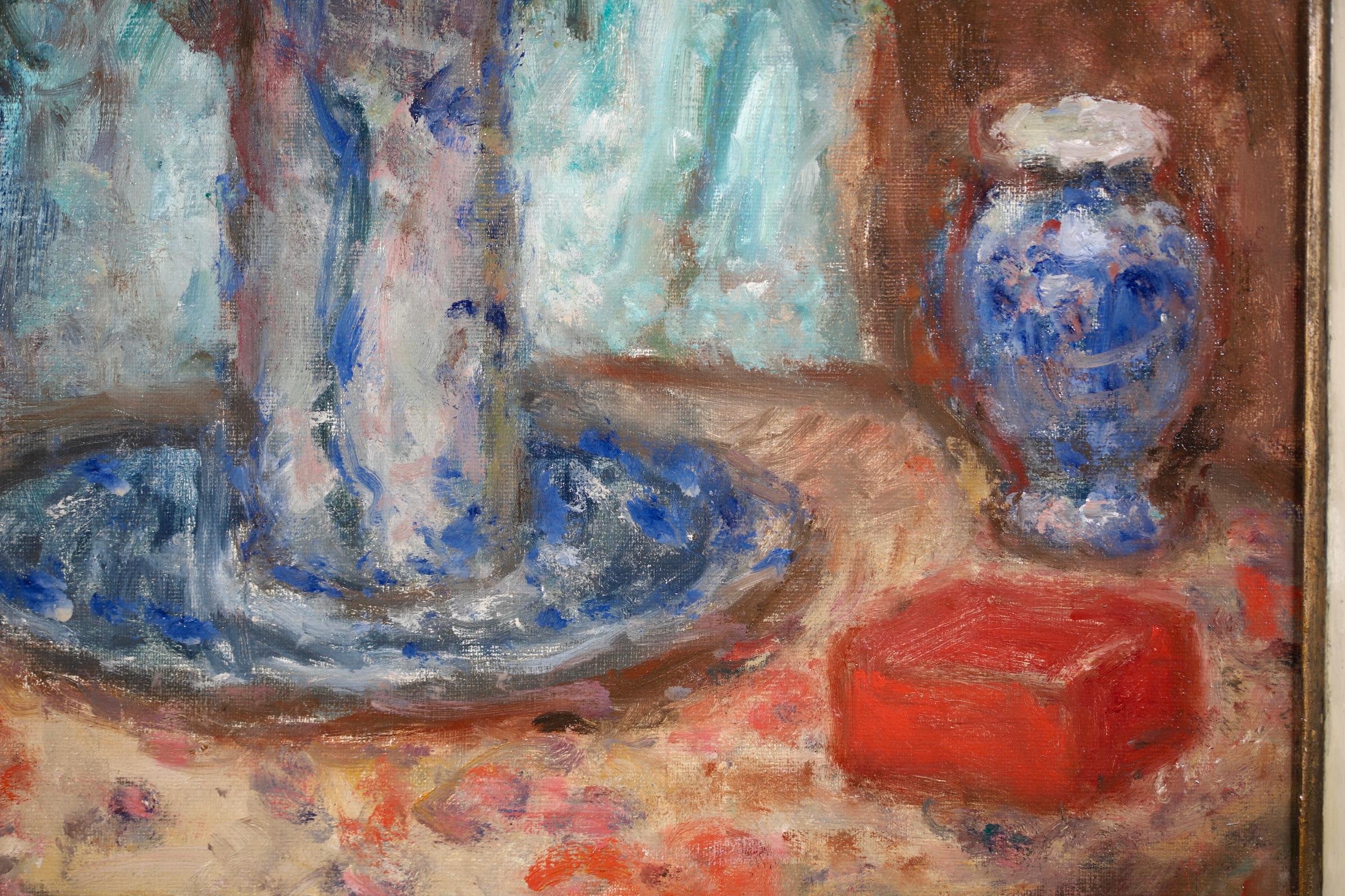 Fleurs - Post Impressionist Oil, Still Life Flowers by Georges D'Espagnat 8