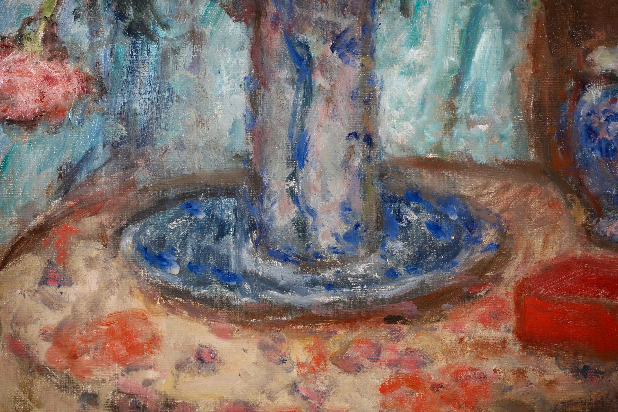 Fleurs - Post Impressionist Oil, Still Life Flowers by Georges D'Espagnat 9