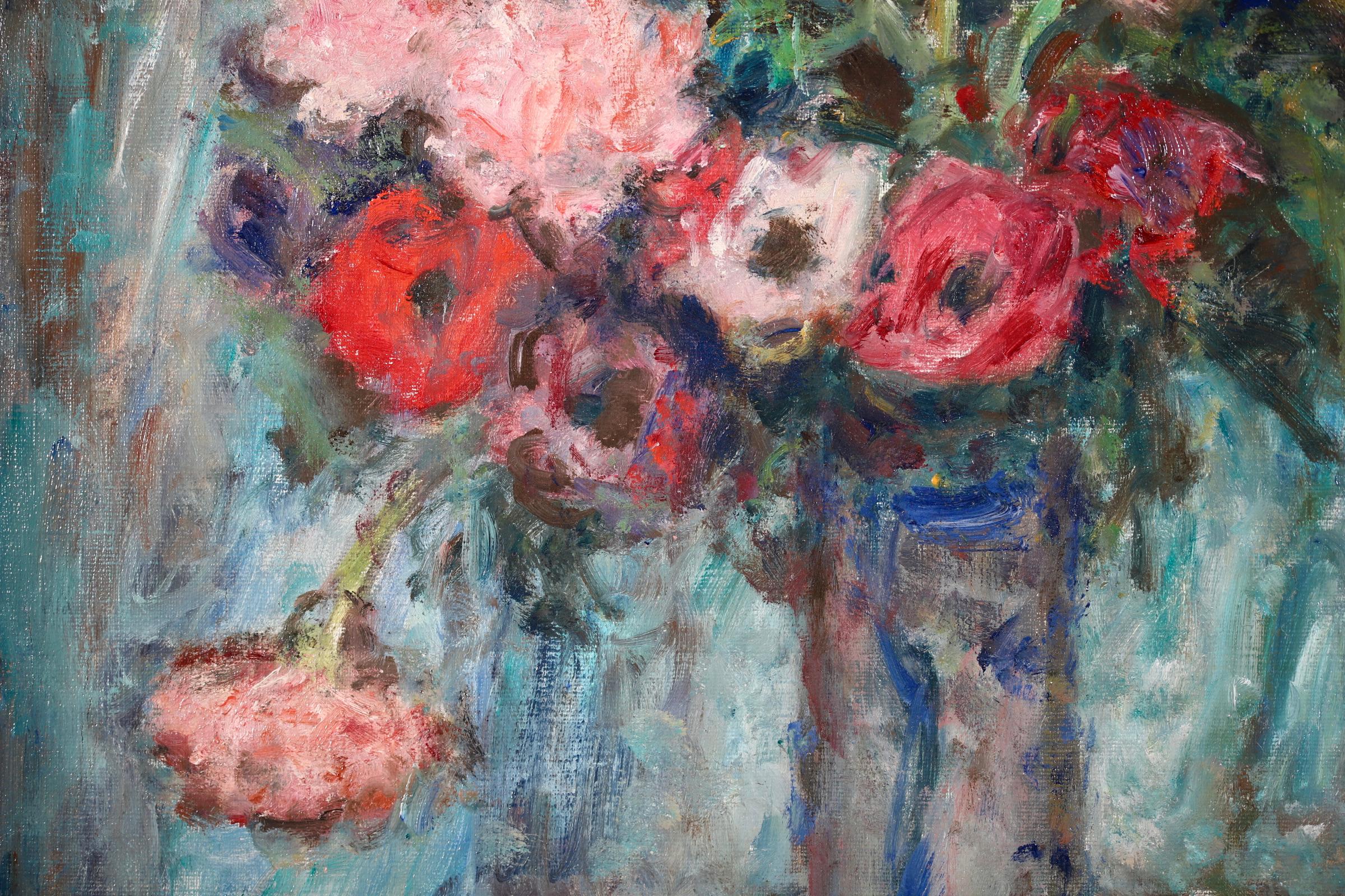Fleurs - Post Impressionist Oil, Still Life Flowers by Georges D'Espagnat 1