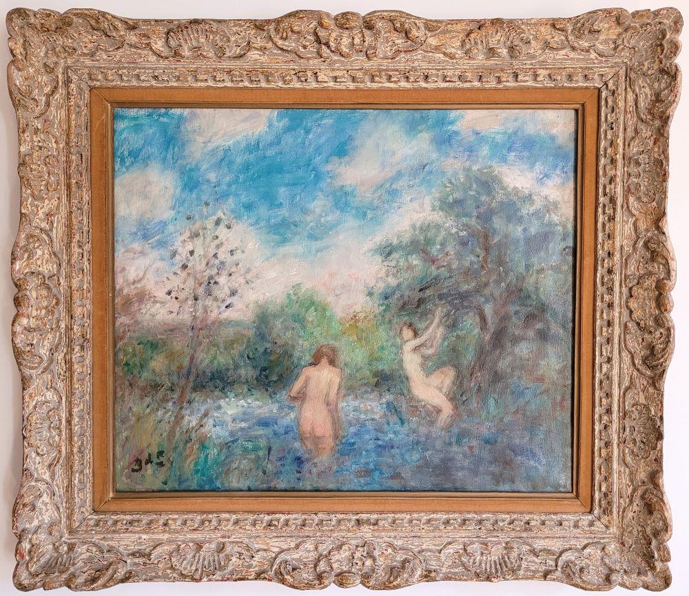 Georges D'Espagnat Nude Painting - Les baigneuses